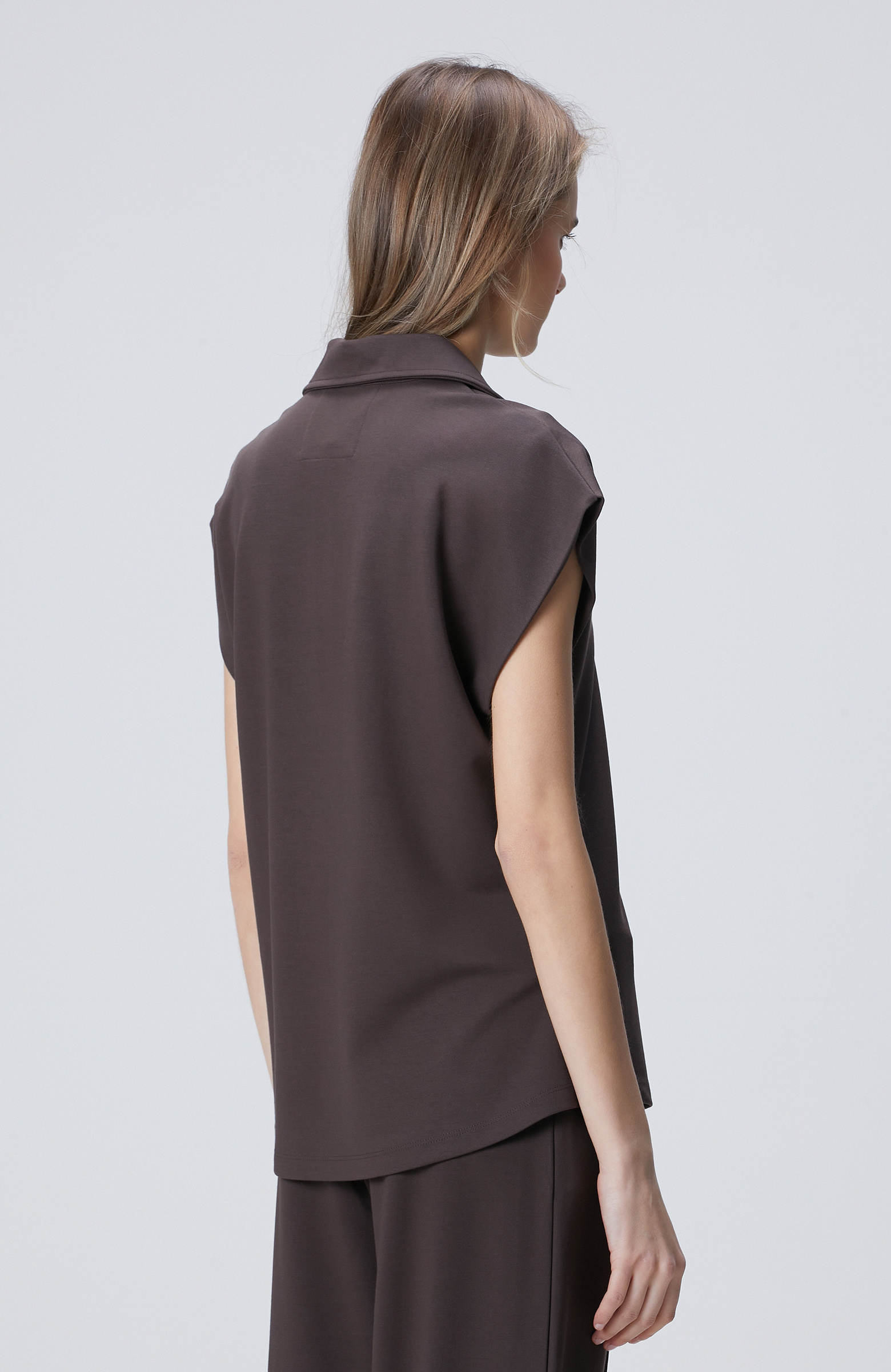 Acı Kahverengi Modal Karışımlı Sweatshirt