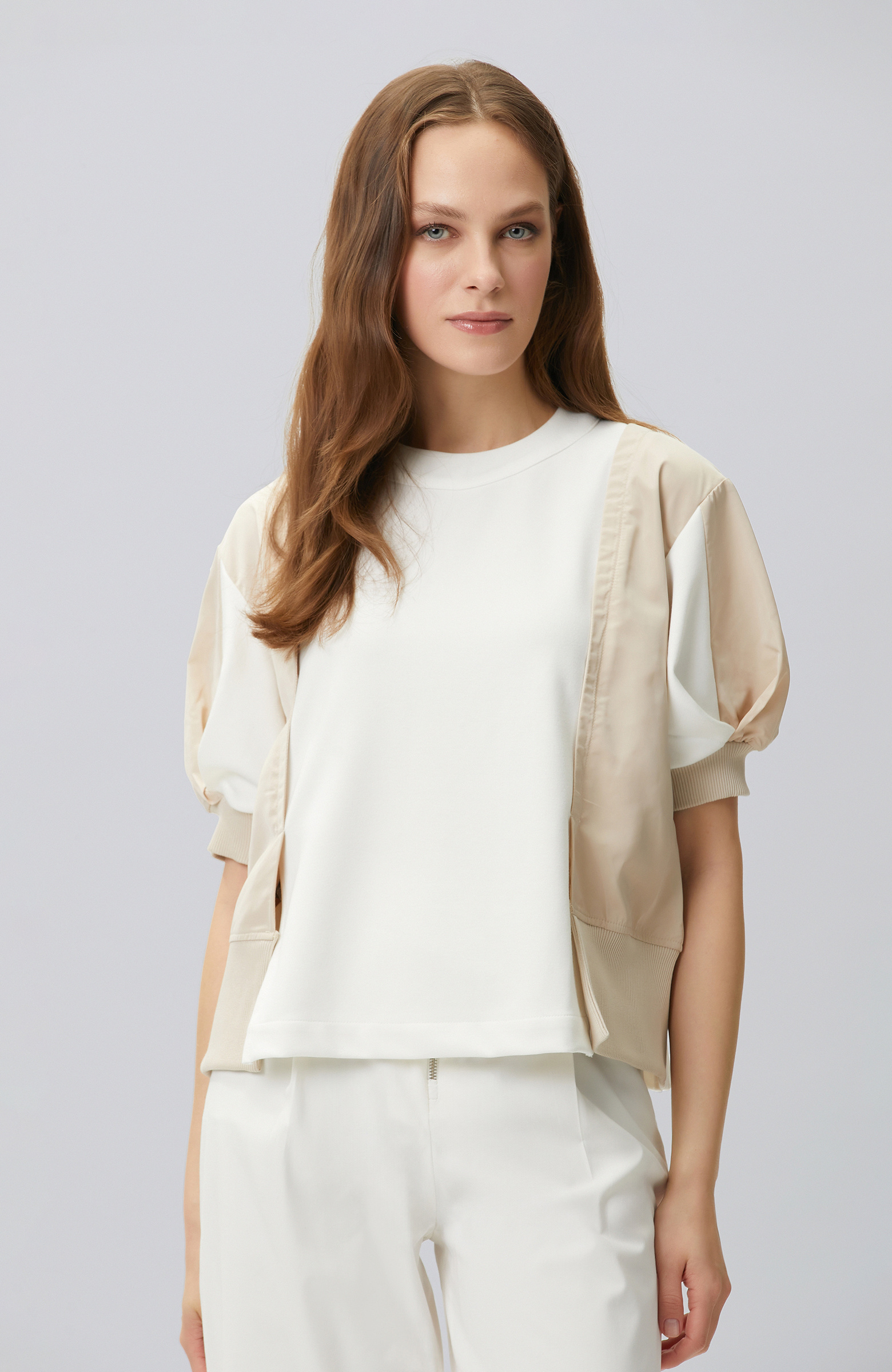 Off White N-Tech Garni Detailed Sweatshirt