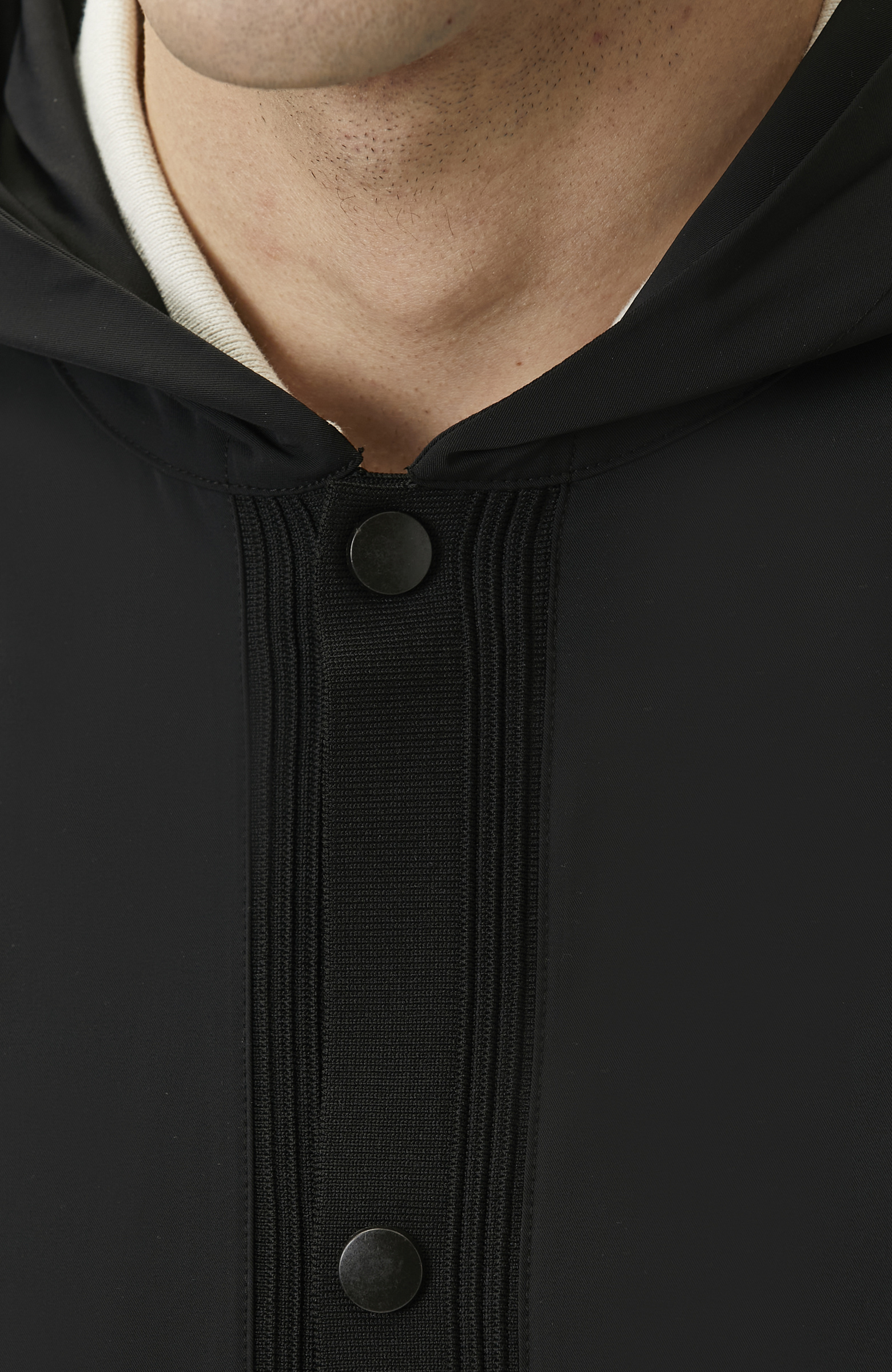 N-Tech Black Knit Coat