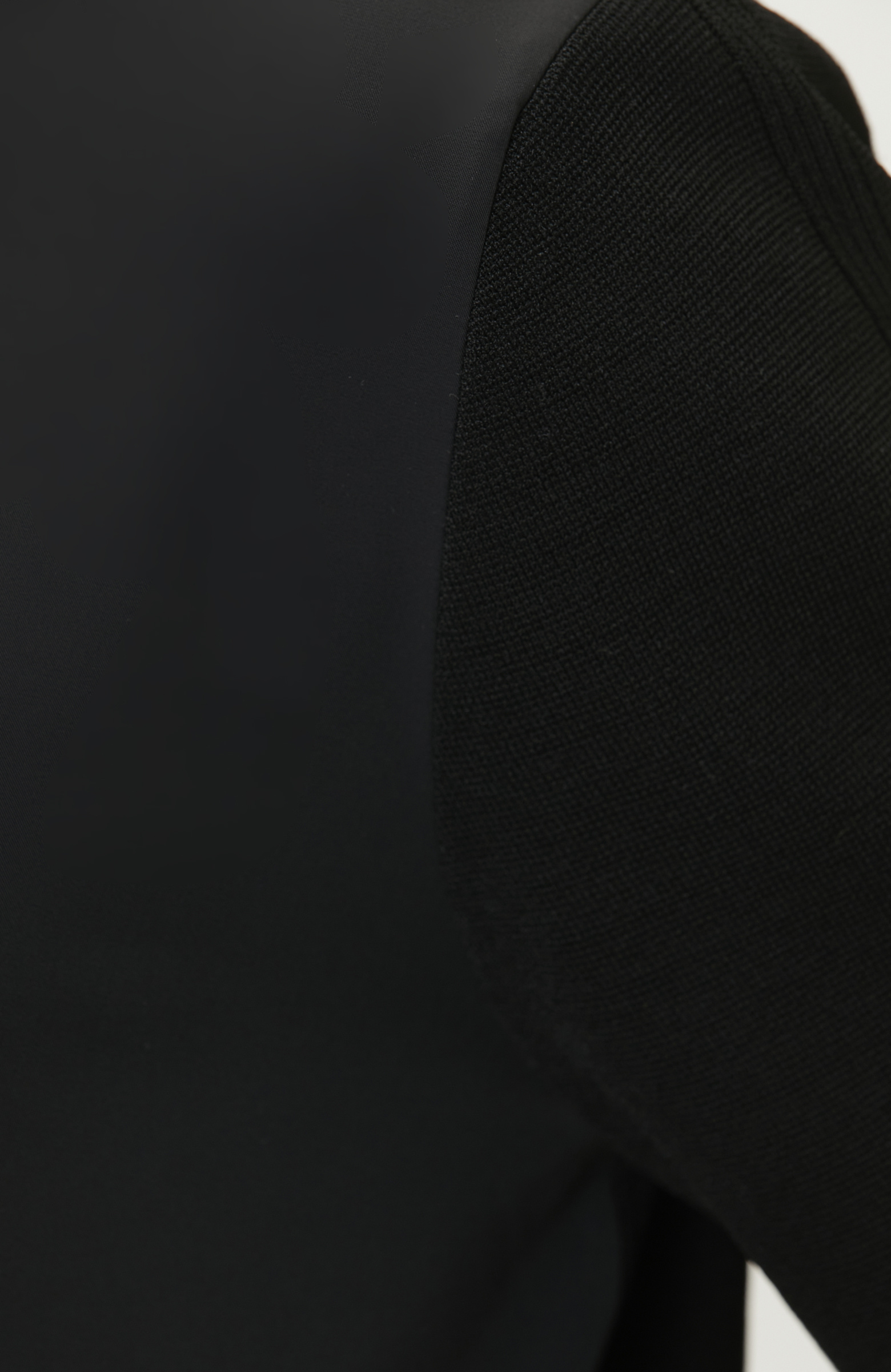 N-Tech Black Knit Coat