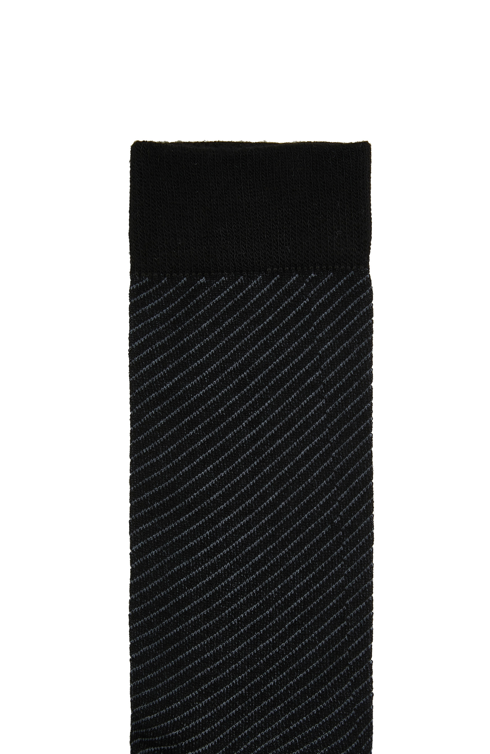 Siyah Çizgili Erkek Bambu Çorap