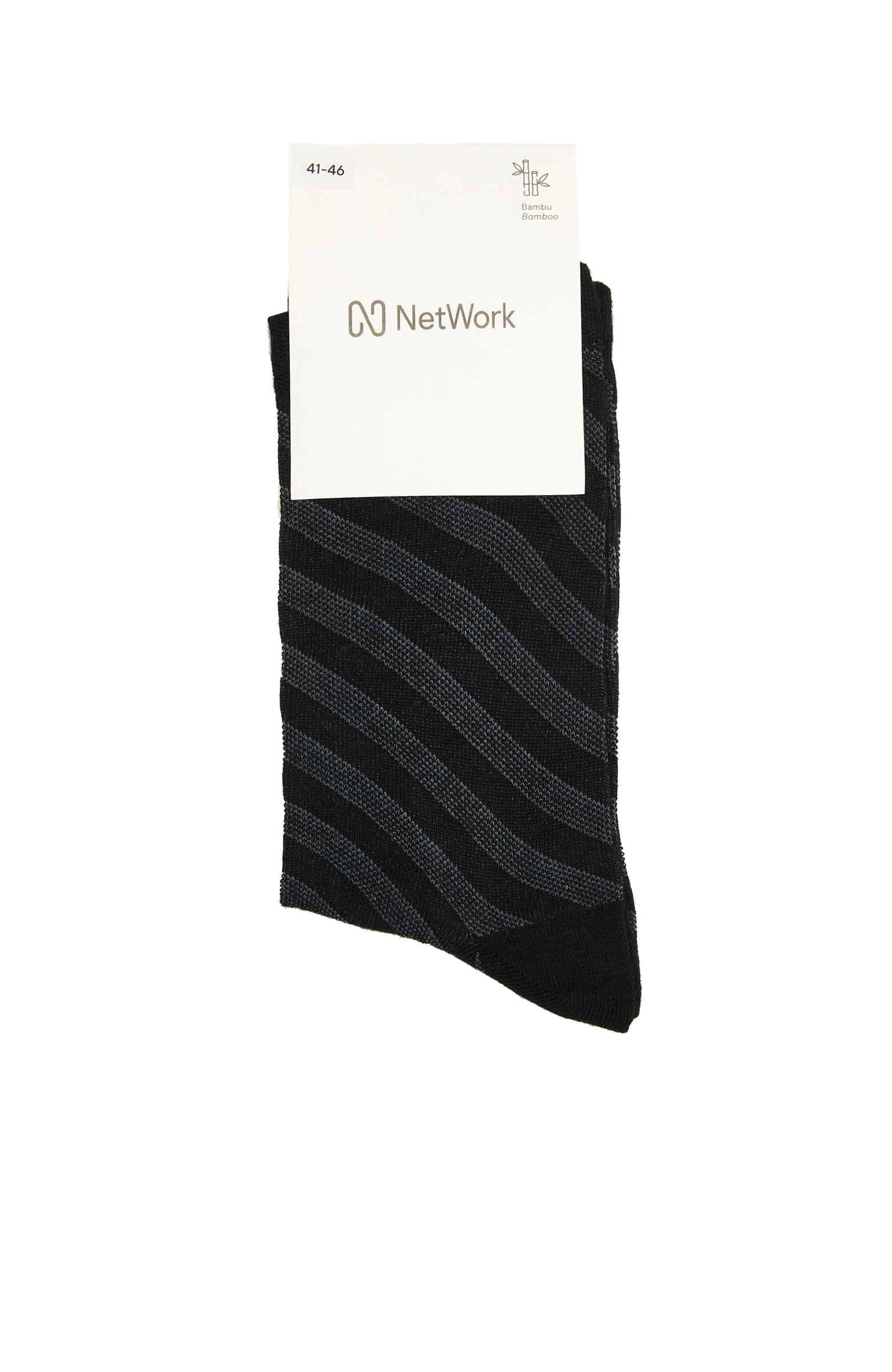 Siyah İnci Detaylı Kadın Çorap