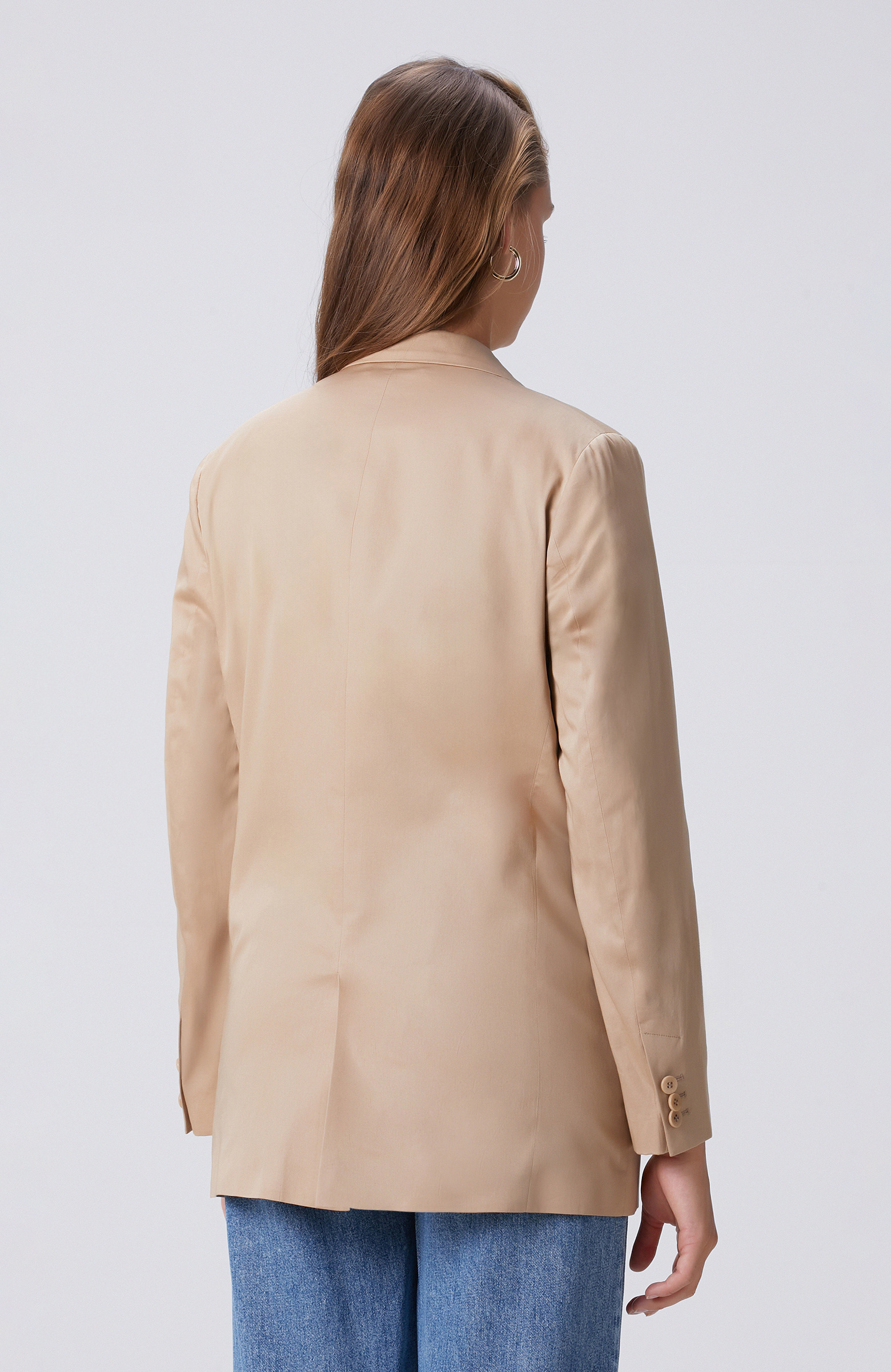 Siyah Kahverengi Desenli Ceket