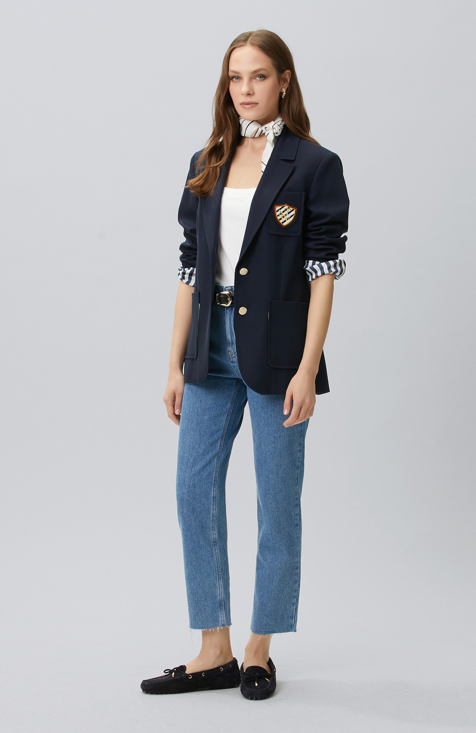 Navy Blue Blazer Jacket