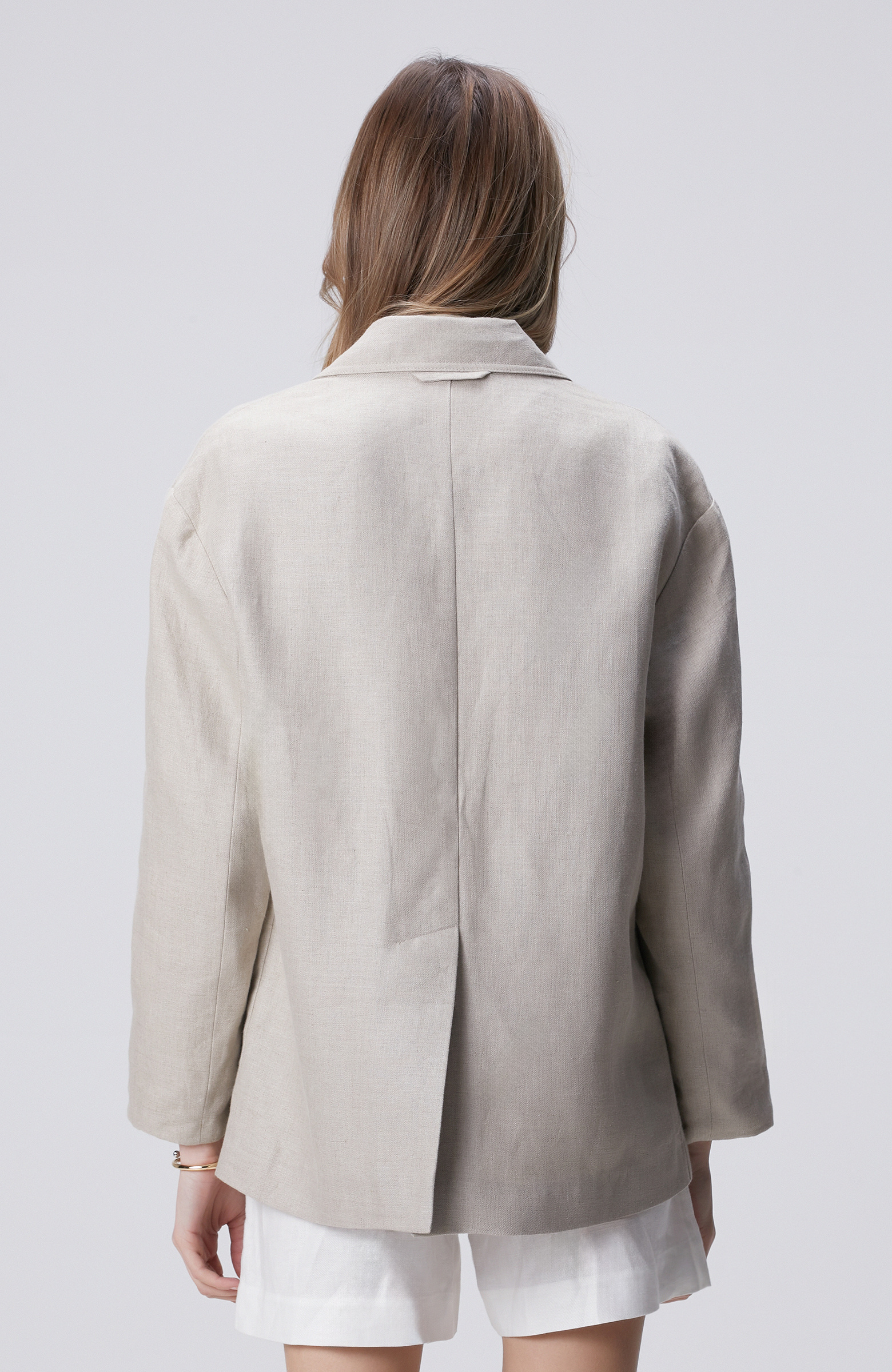 Limited Mink Linen Mix Jacket