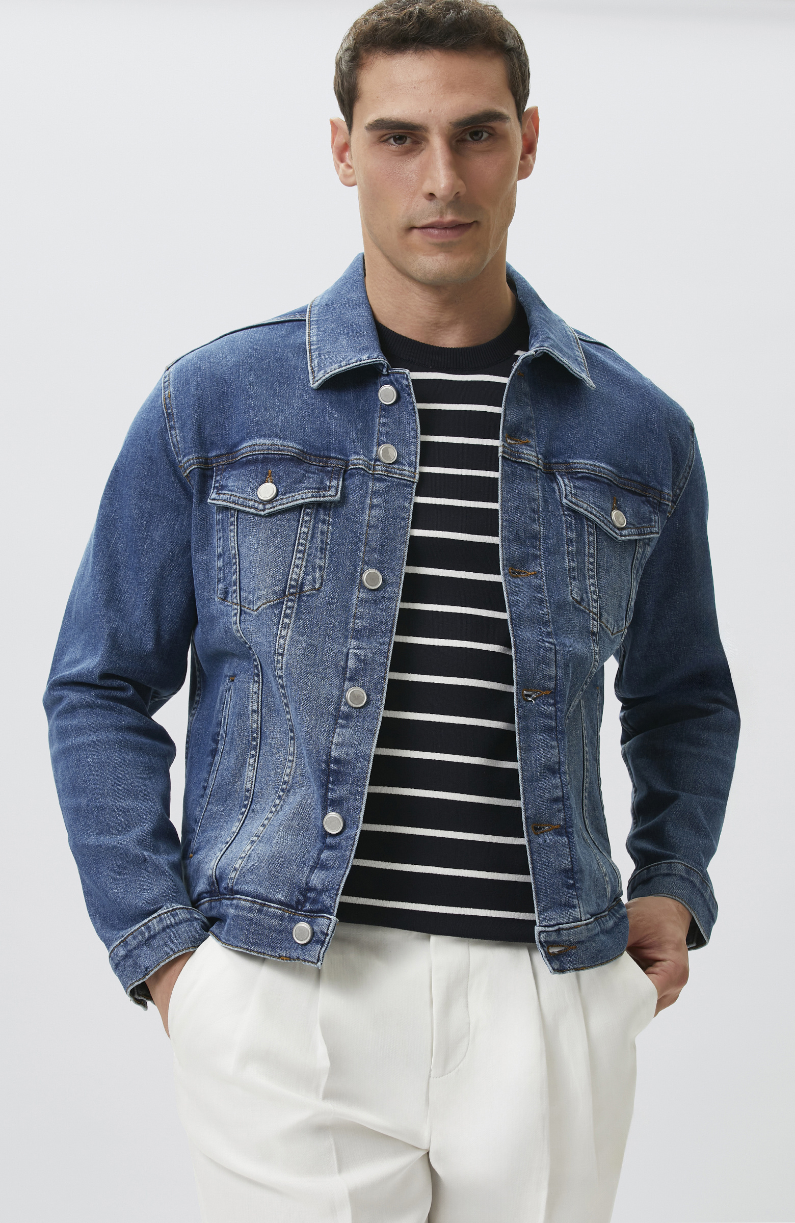 Lacivert Denim Mont