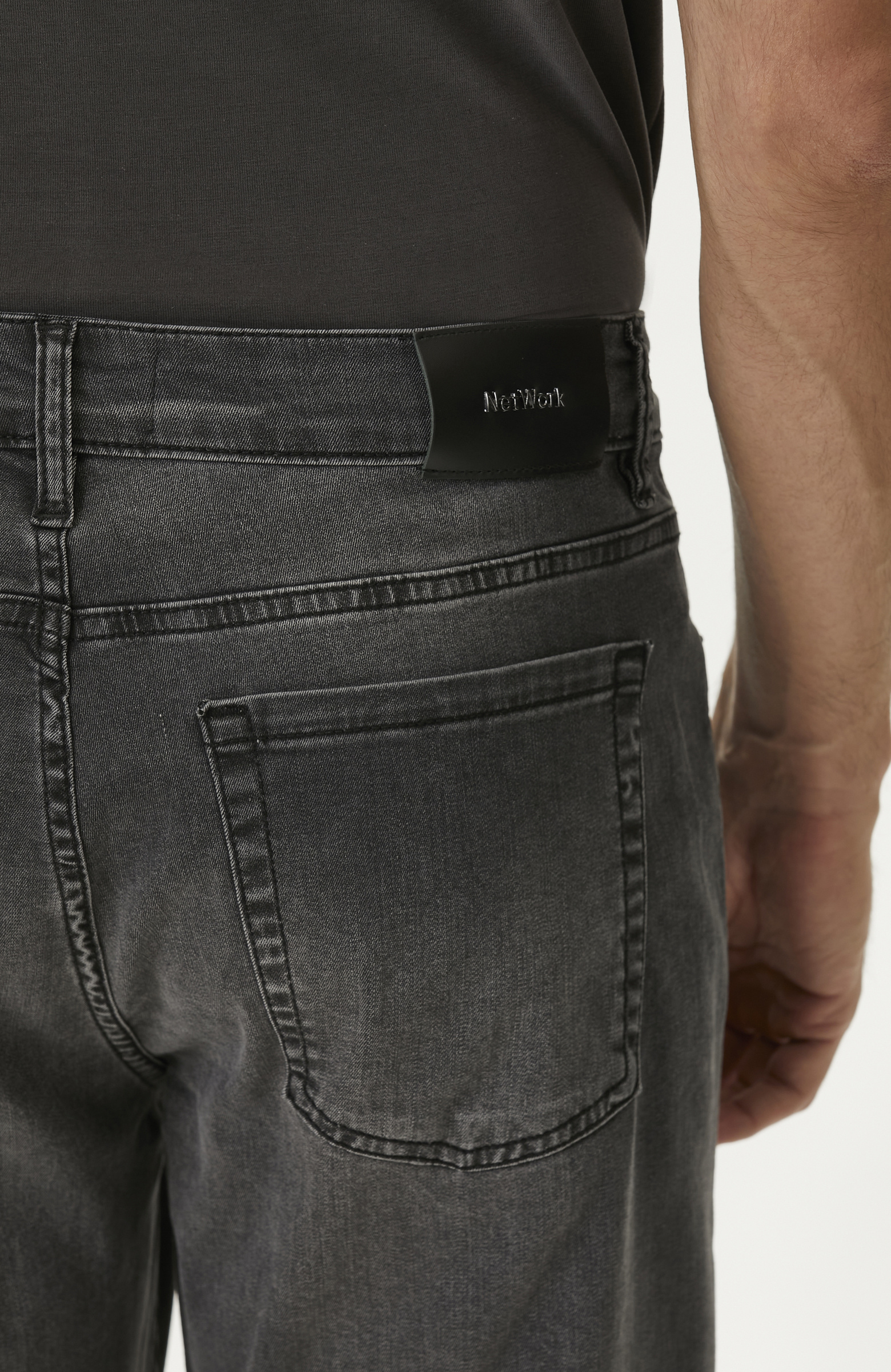 Antrasit Denim Pantolon