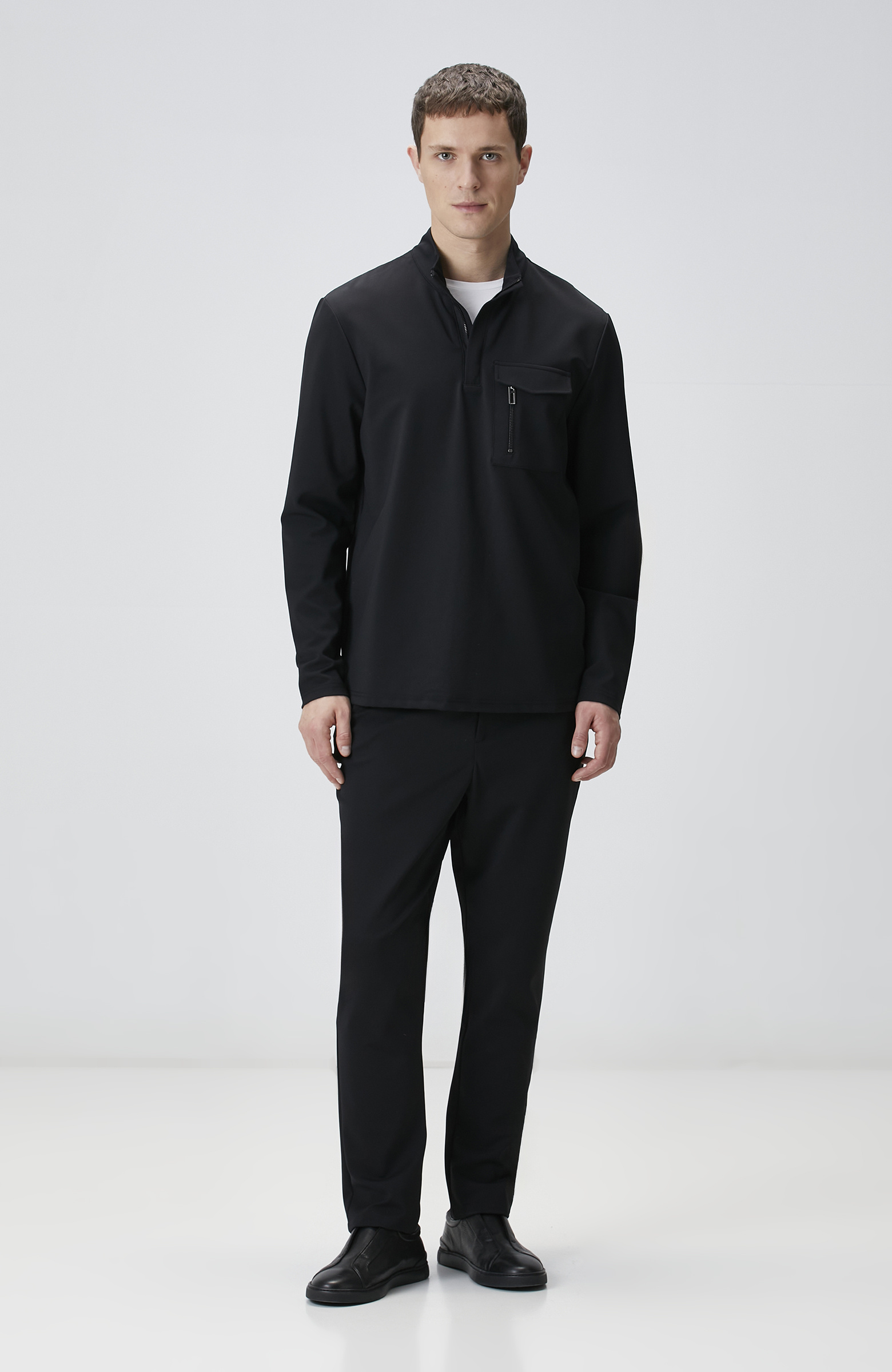 N-Tech Siyah Diyagonal Eşofman Altı