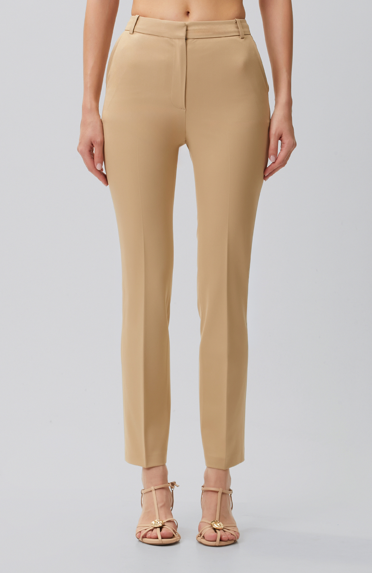 Bej Britli Pantolon
