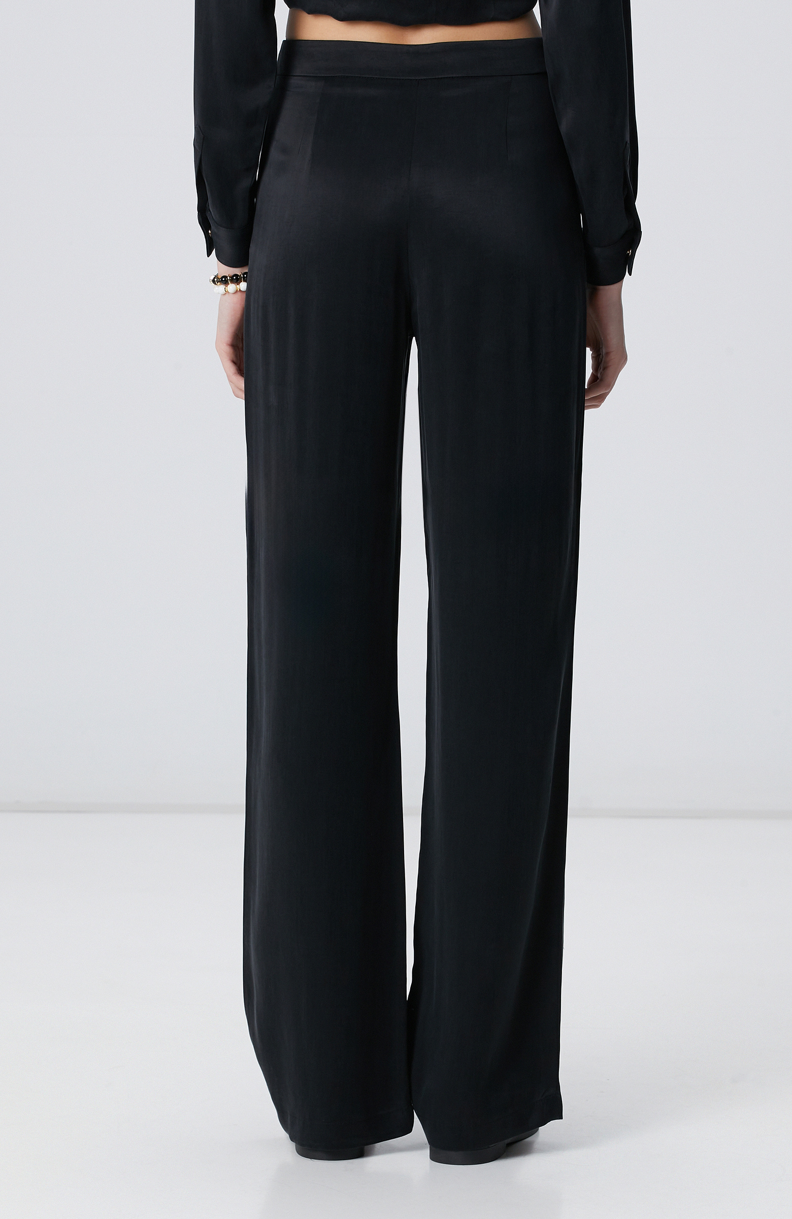 Black Cupro Pants