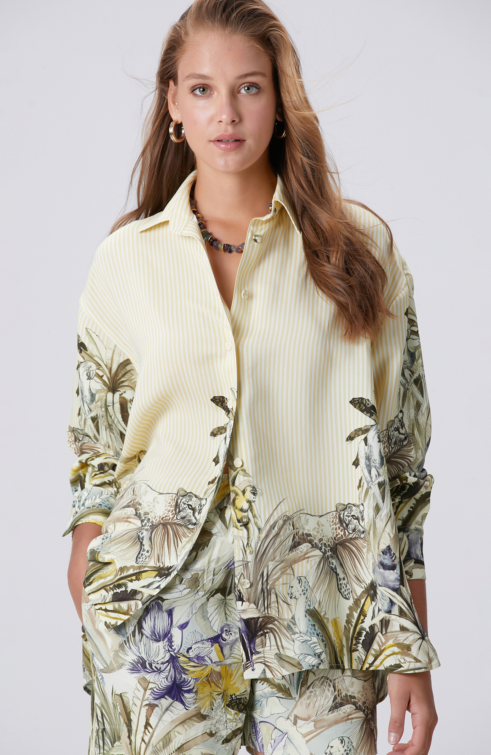 Sarı Yeşil Gömlek