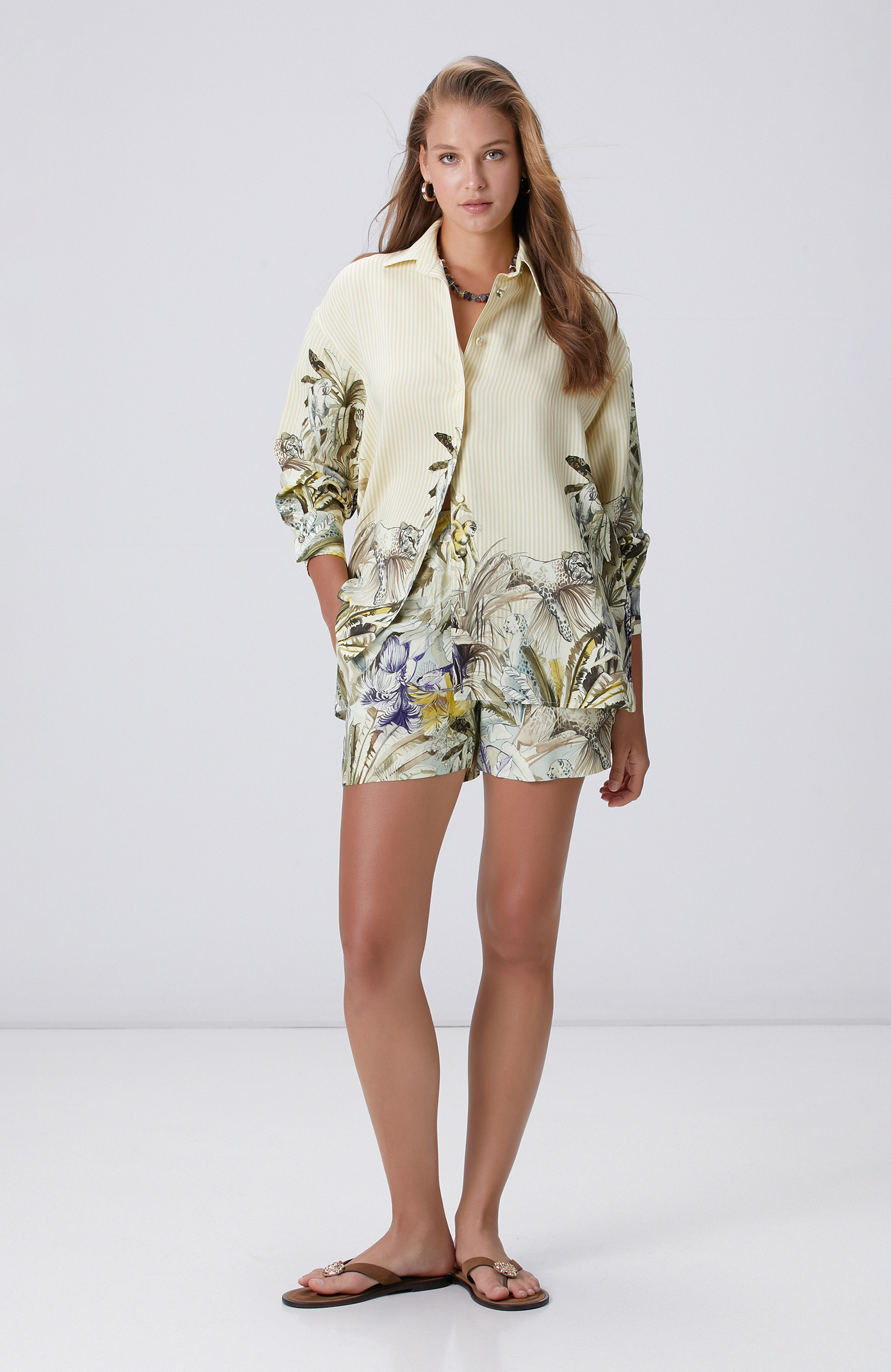 Sarı Yeşil Gömlek