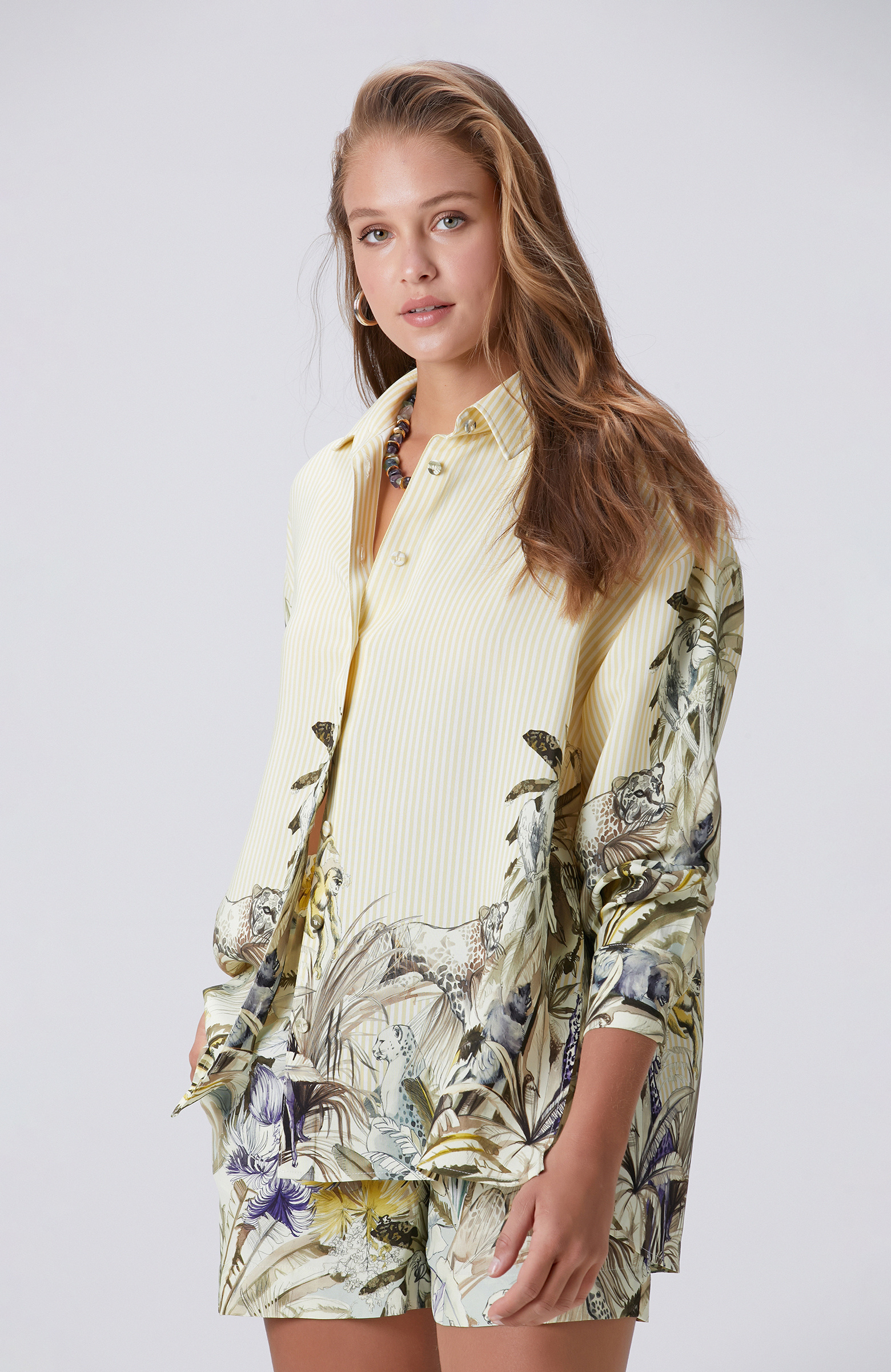 Sarı Yeşil Gömlek