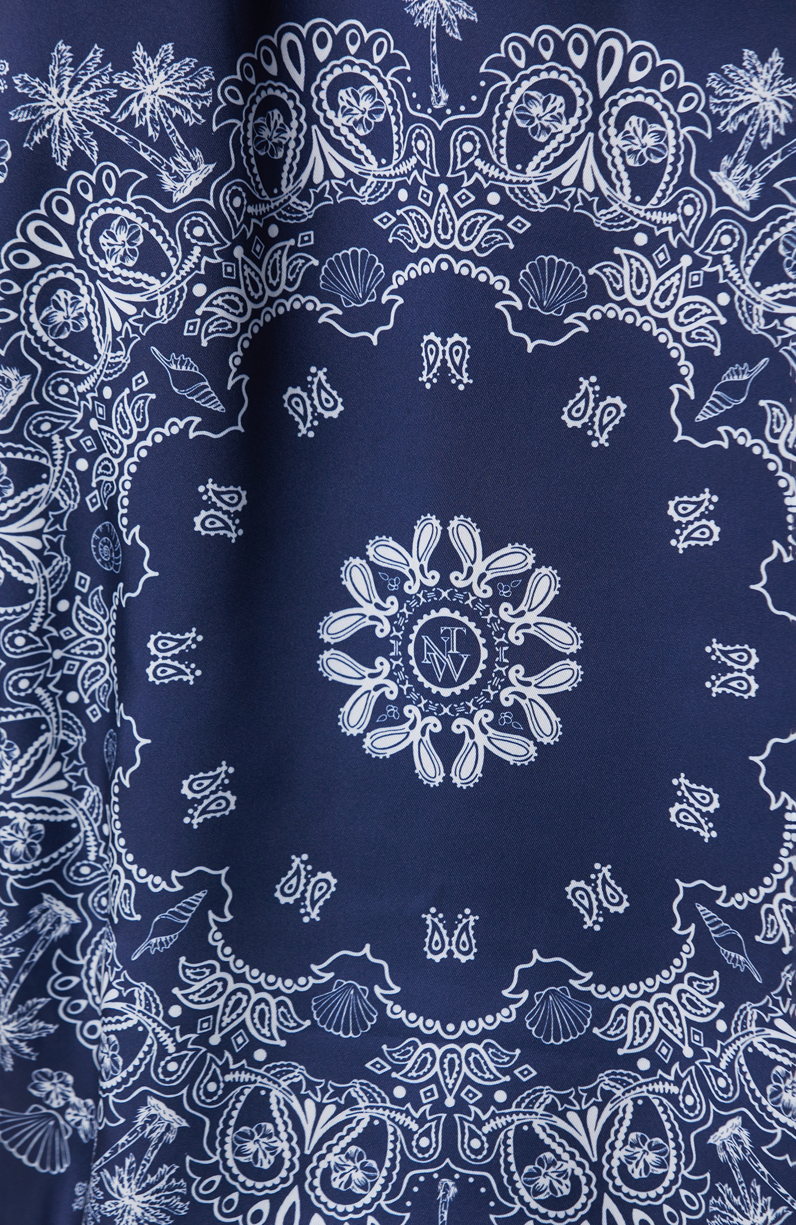 Lacivert Ekru Gömlek