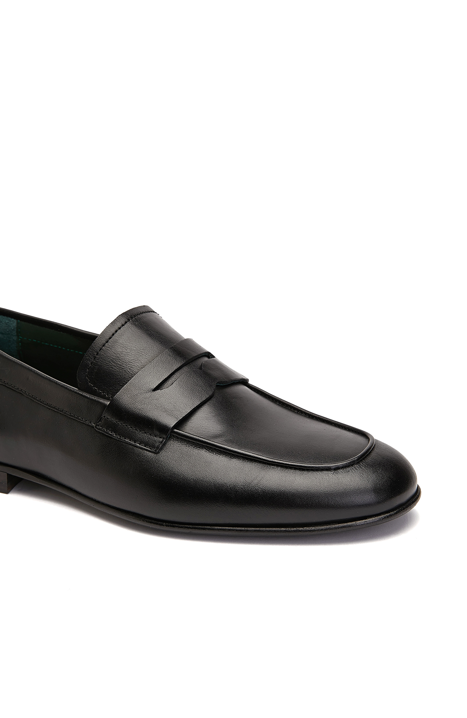 Siyah Erkek Deri Klasik Loafer