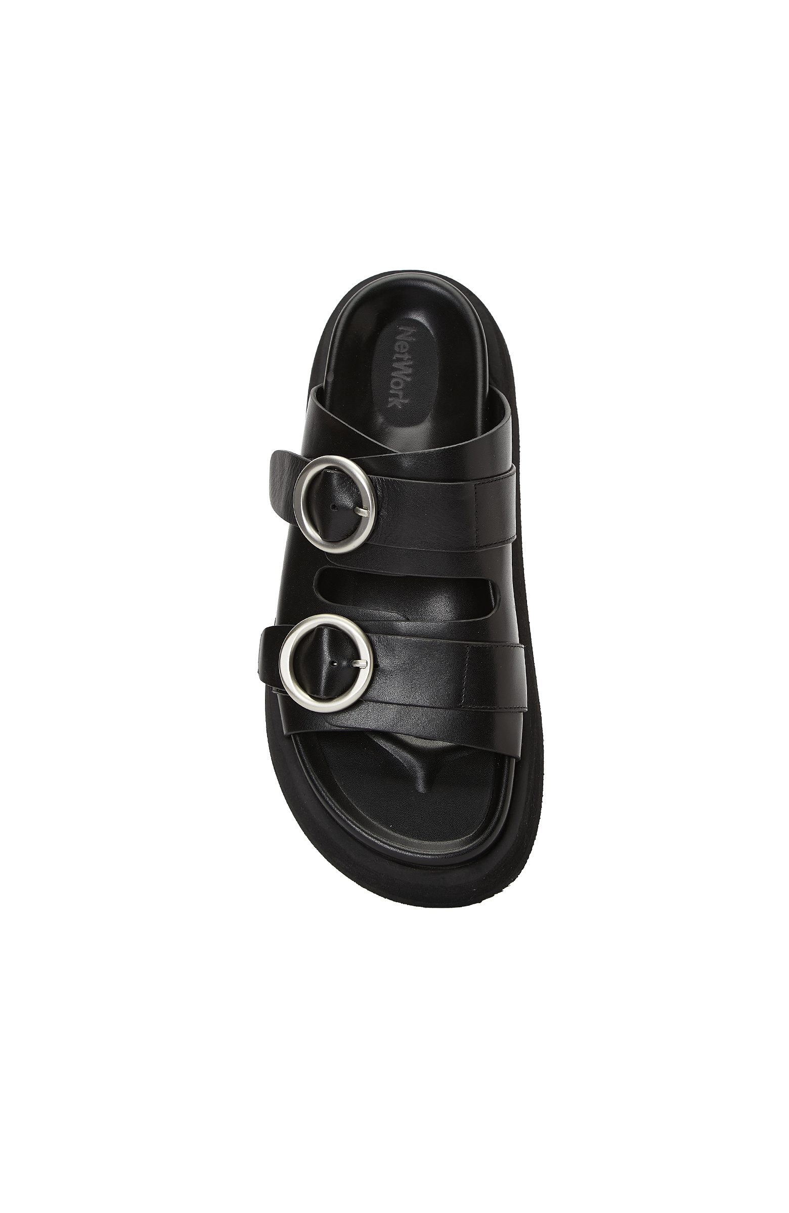 Siyah Günlük Rahat Deri Terlik