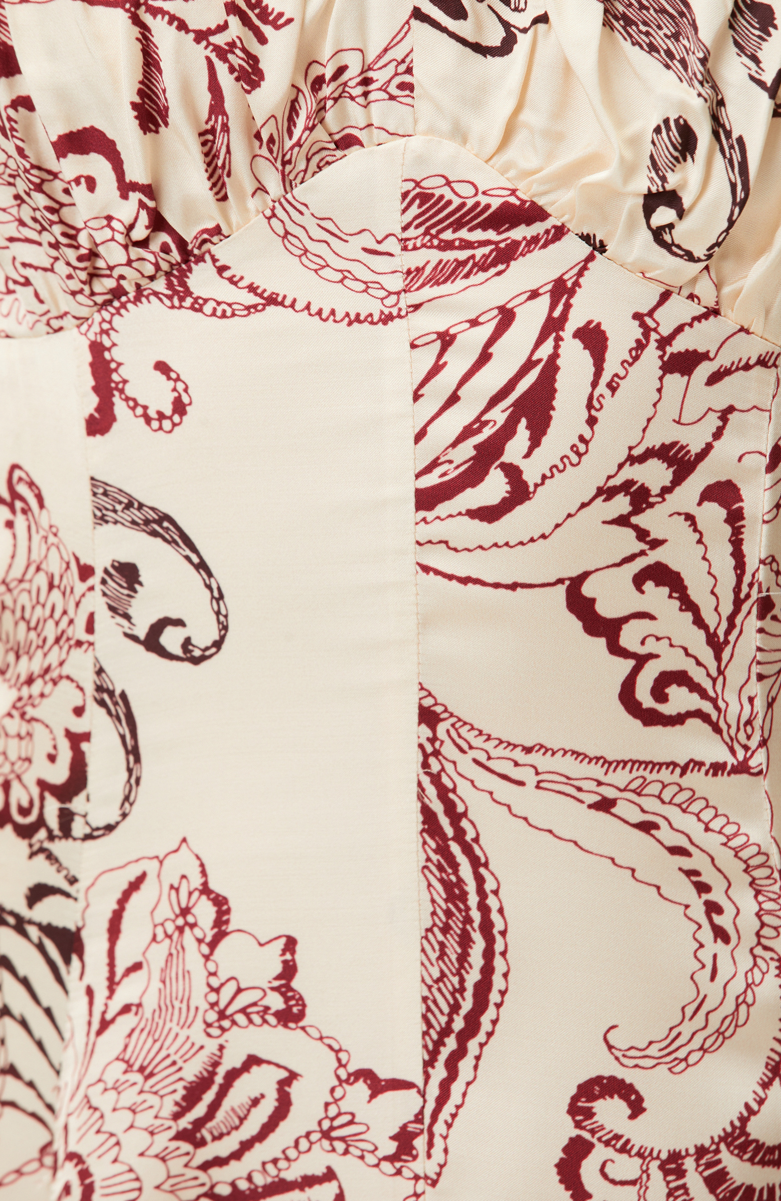 Cherry Strap Evening Dress