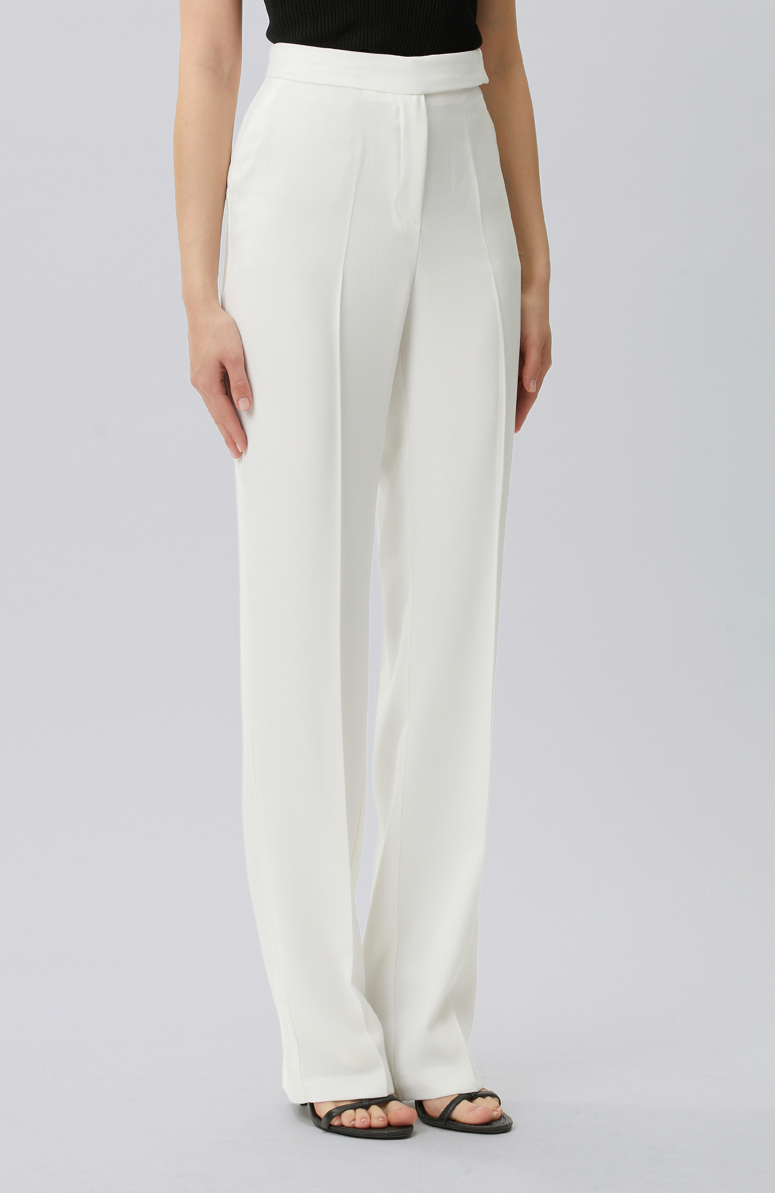 Kırık Beyaz Abiye Pantolon