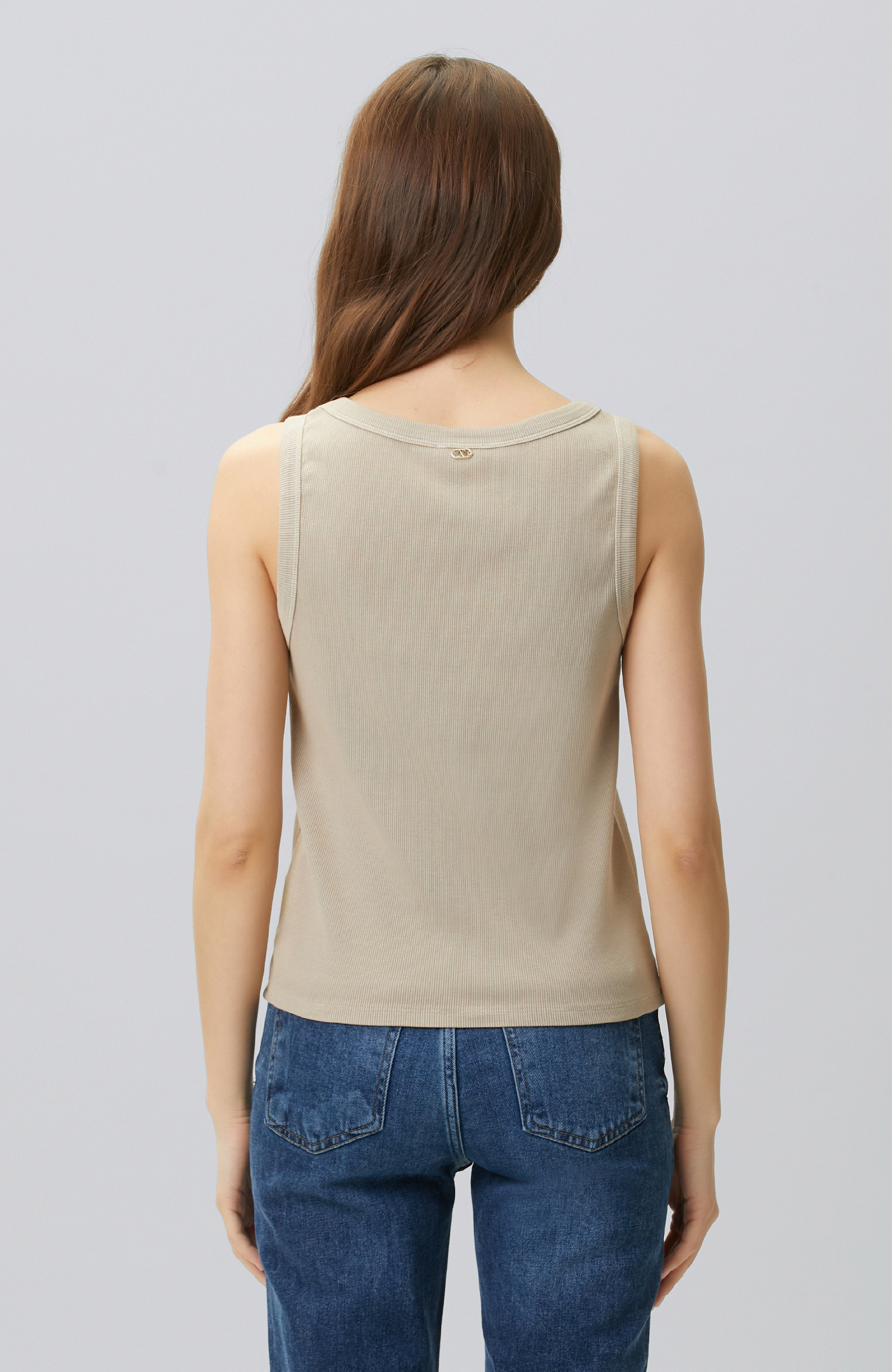 Mink Stone Printed Ribli T-shirt