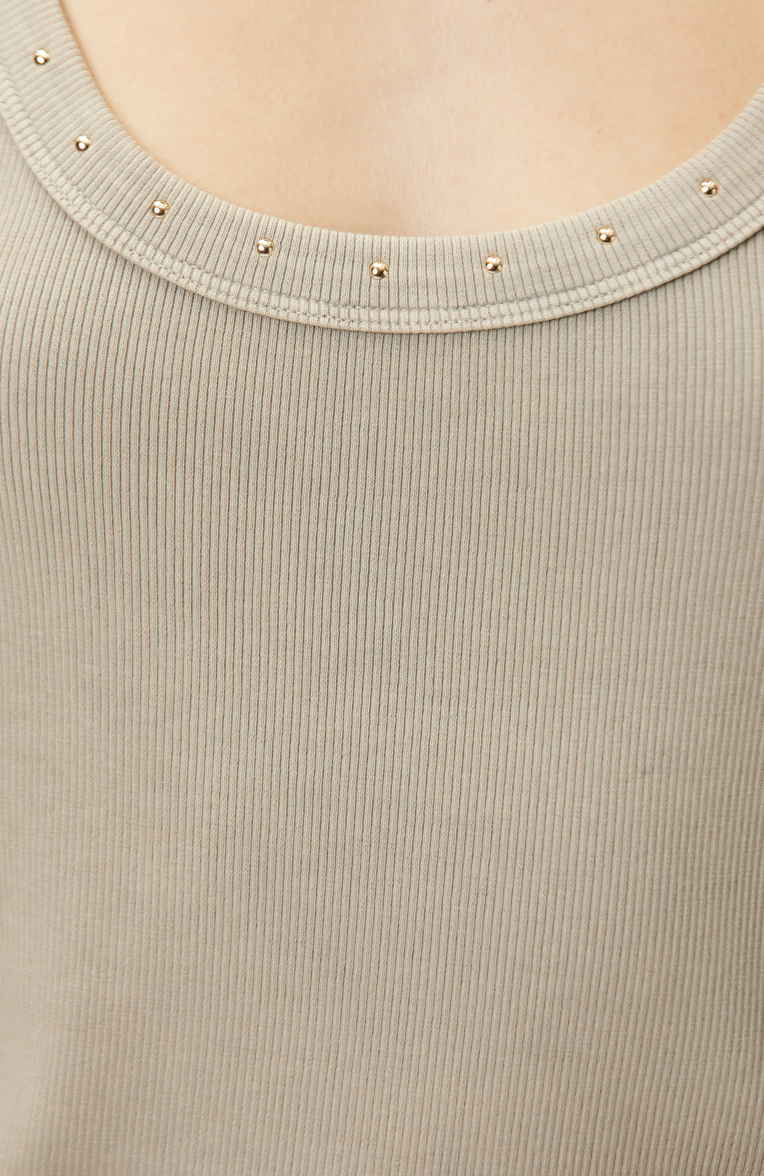 Mink Stone Printed Ribli T-shirt