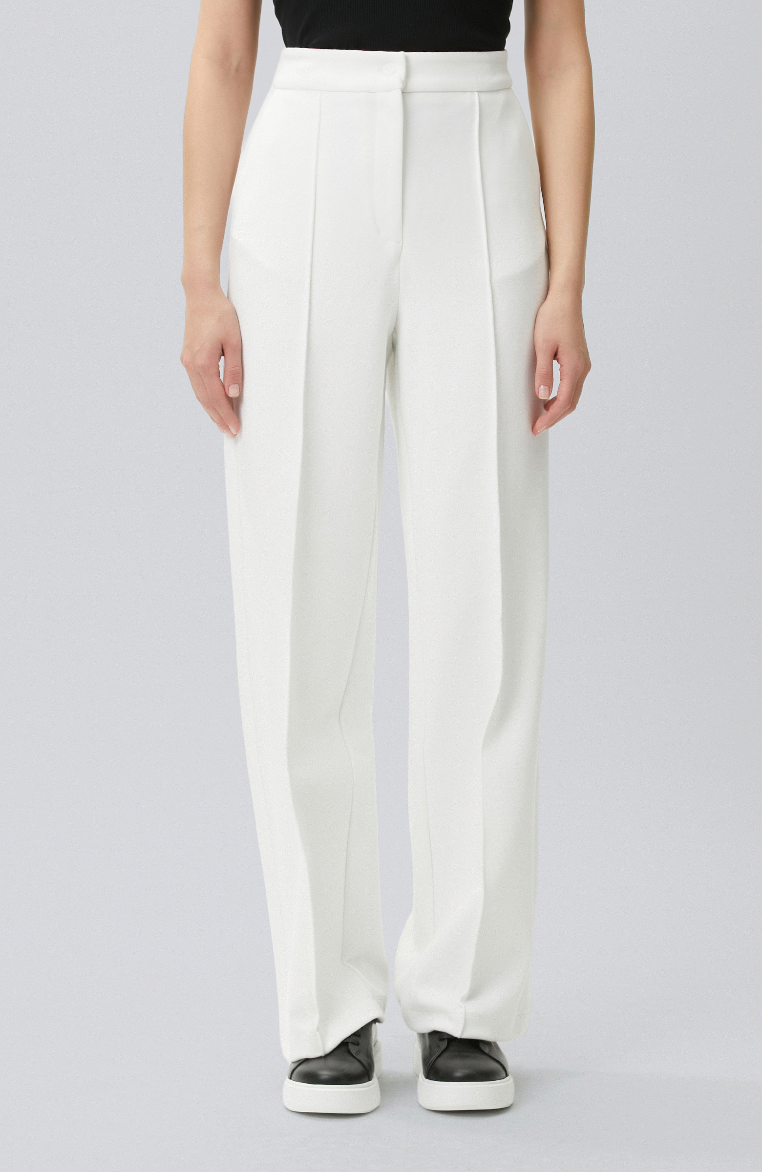 Kırık Beyaz Nervür Detaylı Eşofman