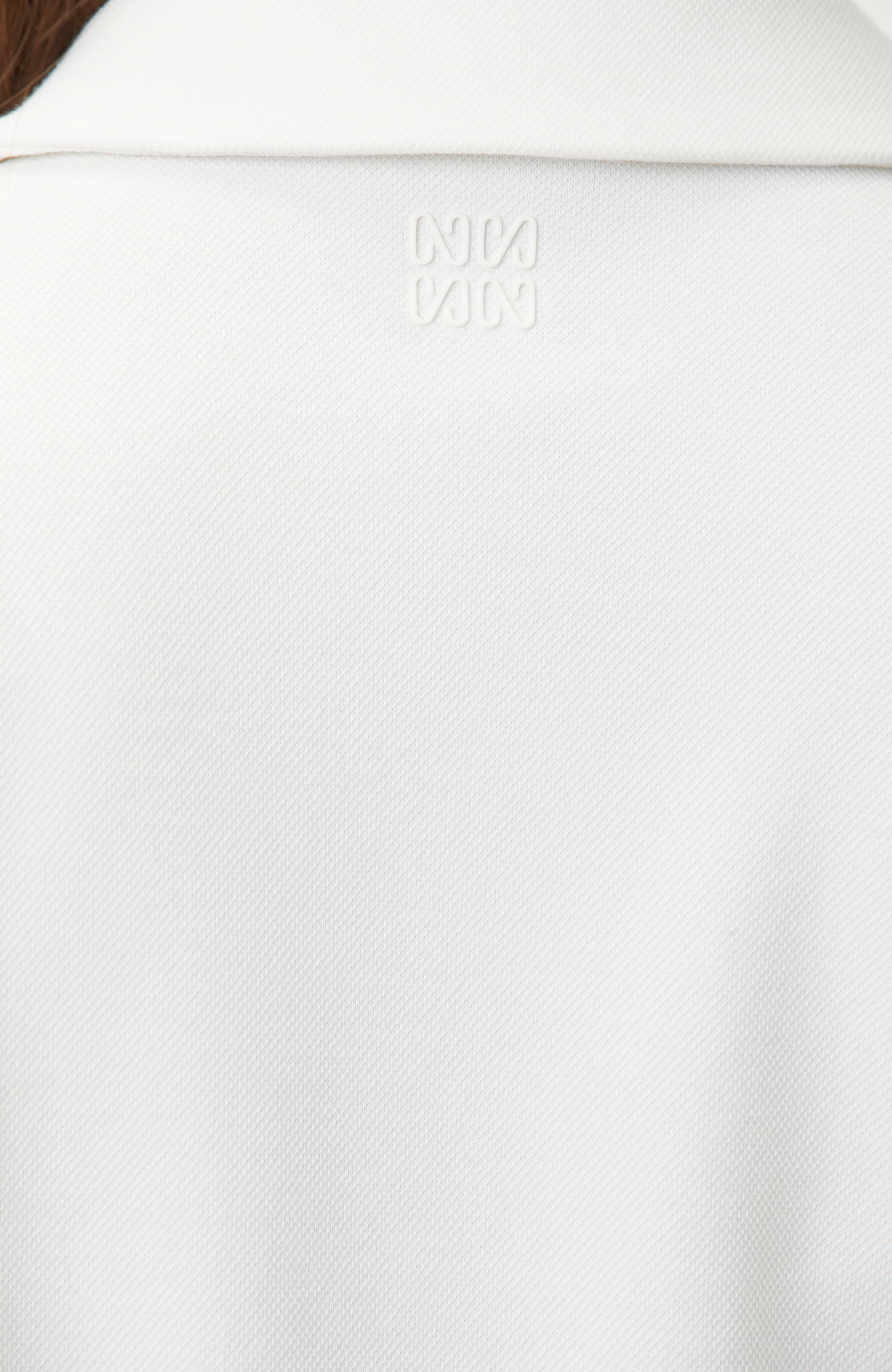 Kırık Beyaz Triko Ribanalı Sweatshirt