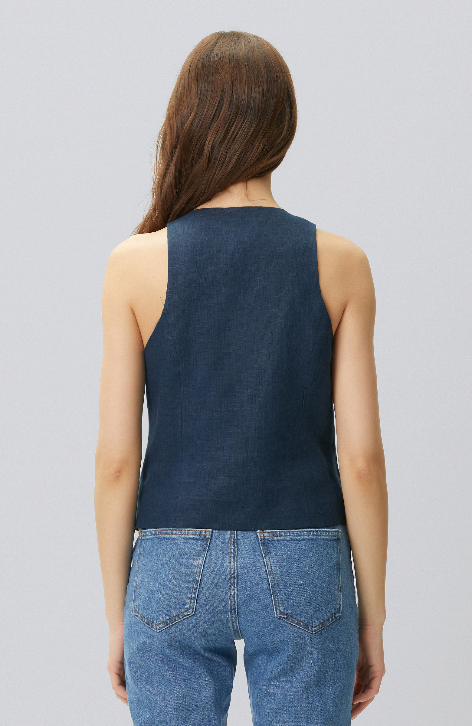 Navy Blue Vest