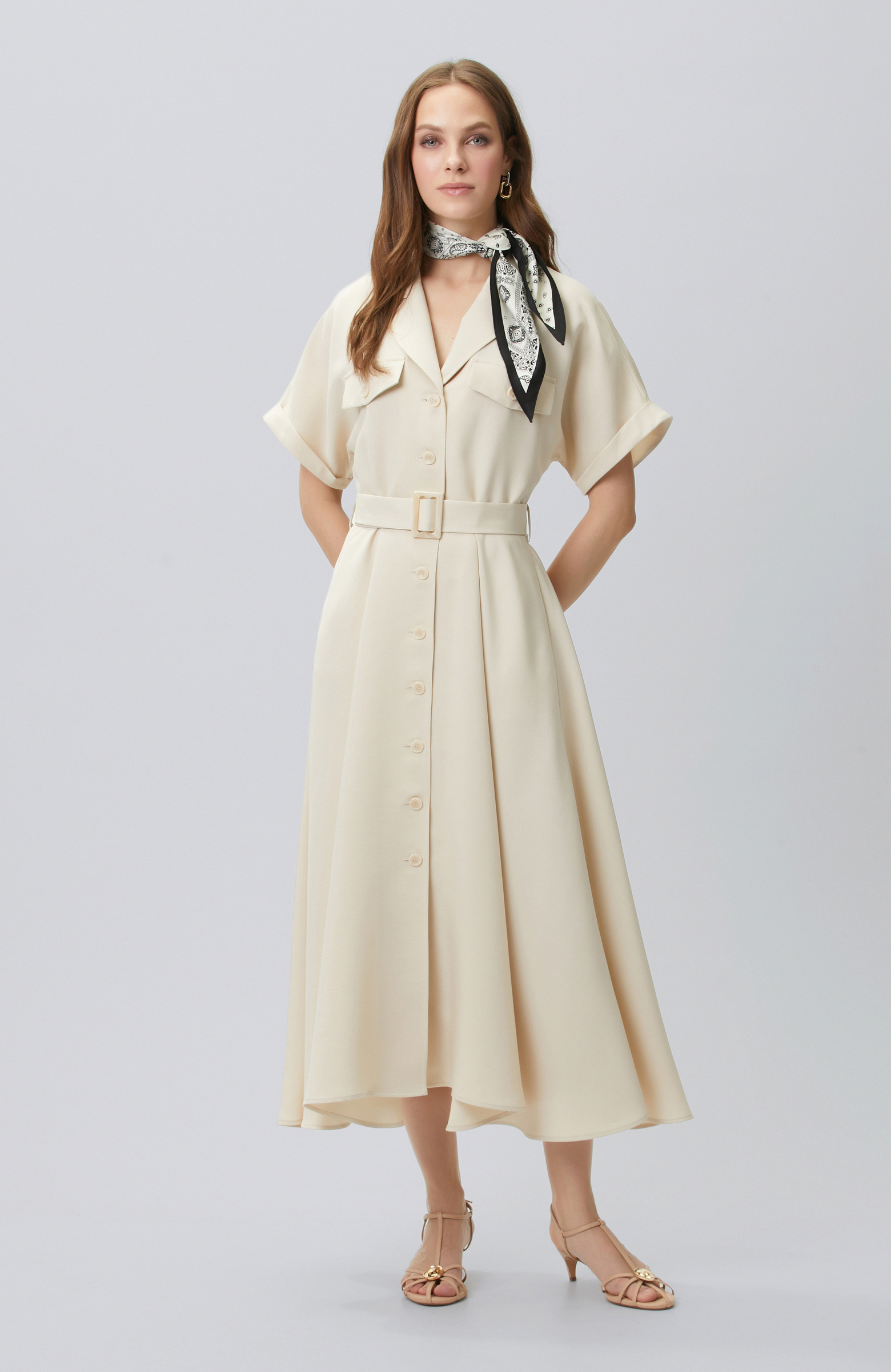 Beige Dress