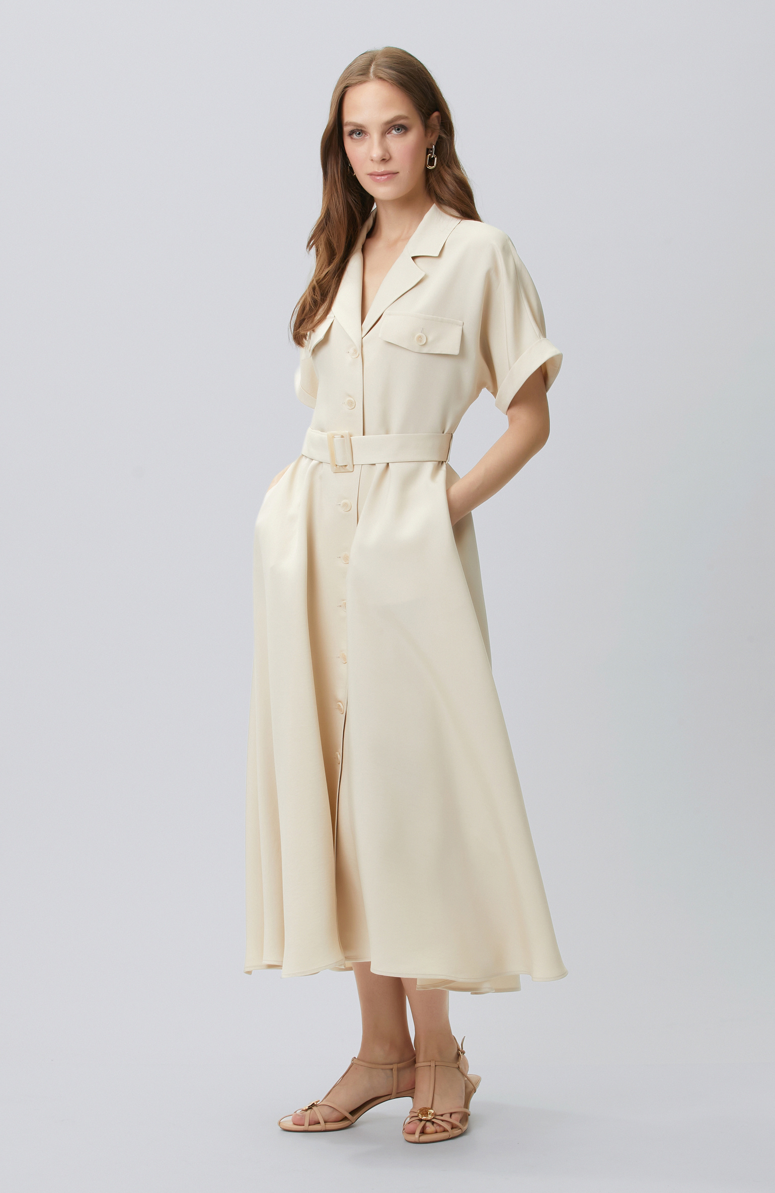 Beige Dress