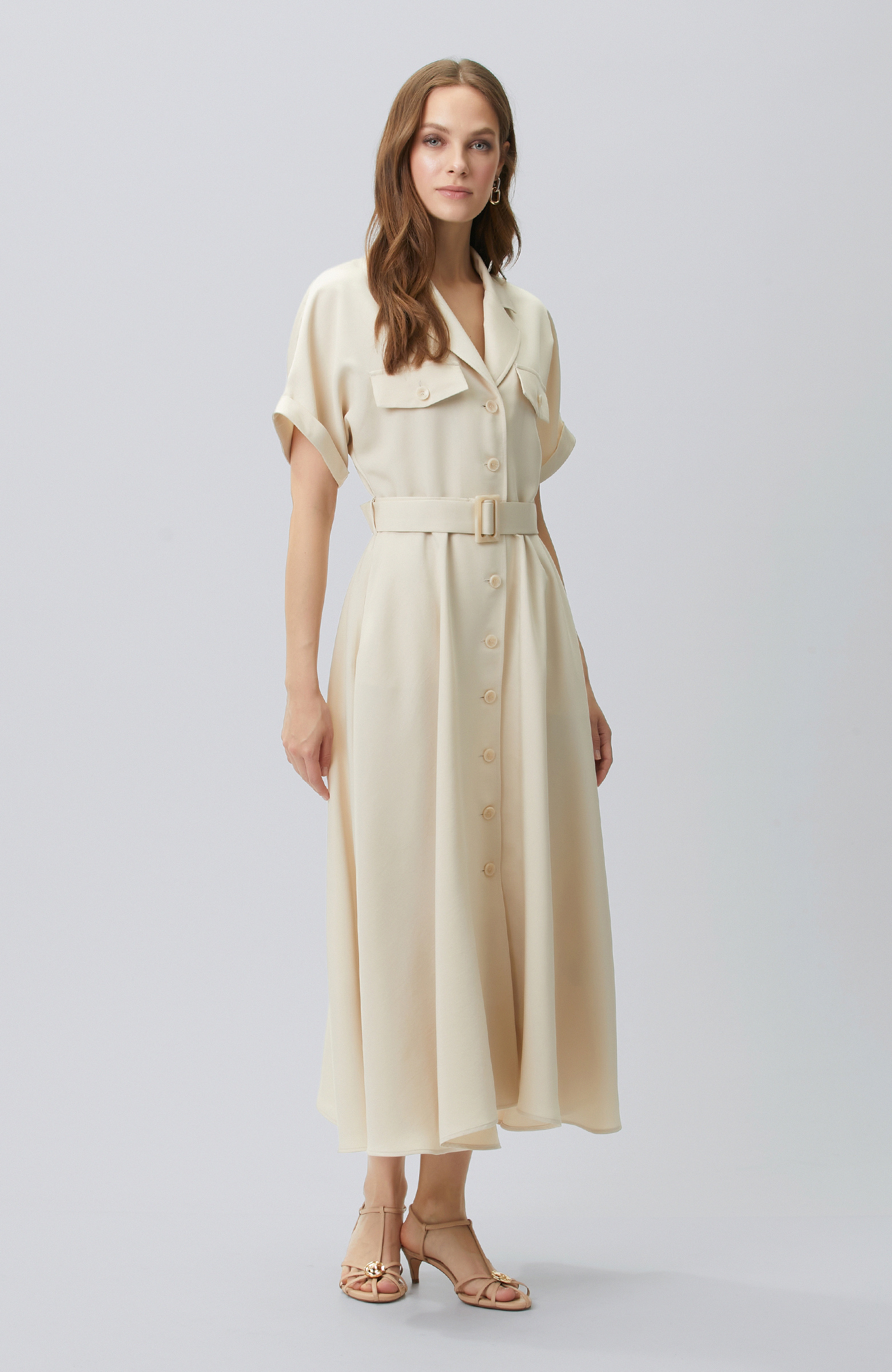 Beige Dress