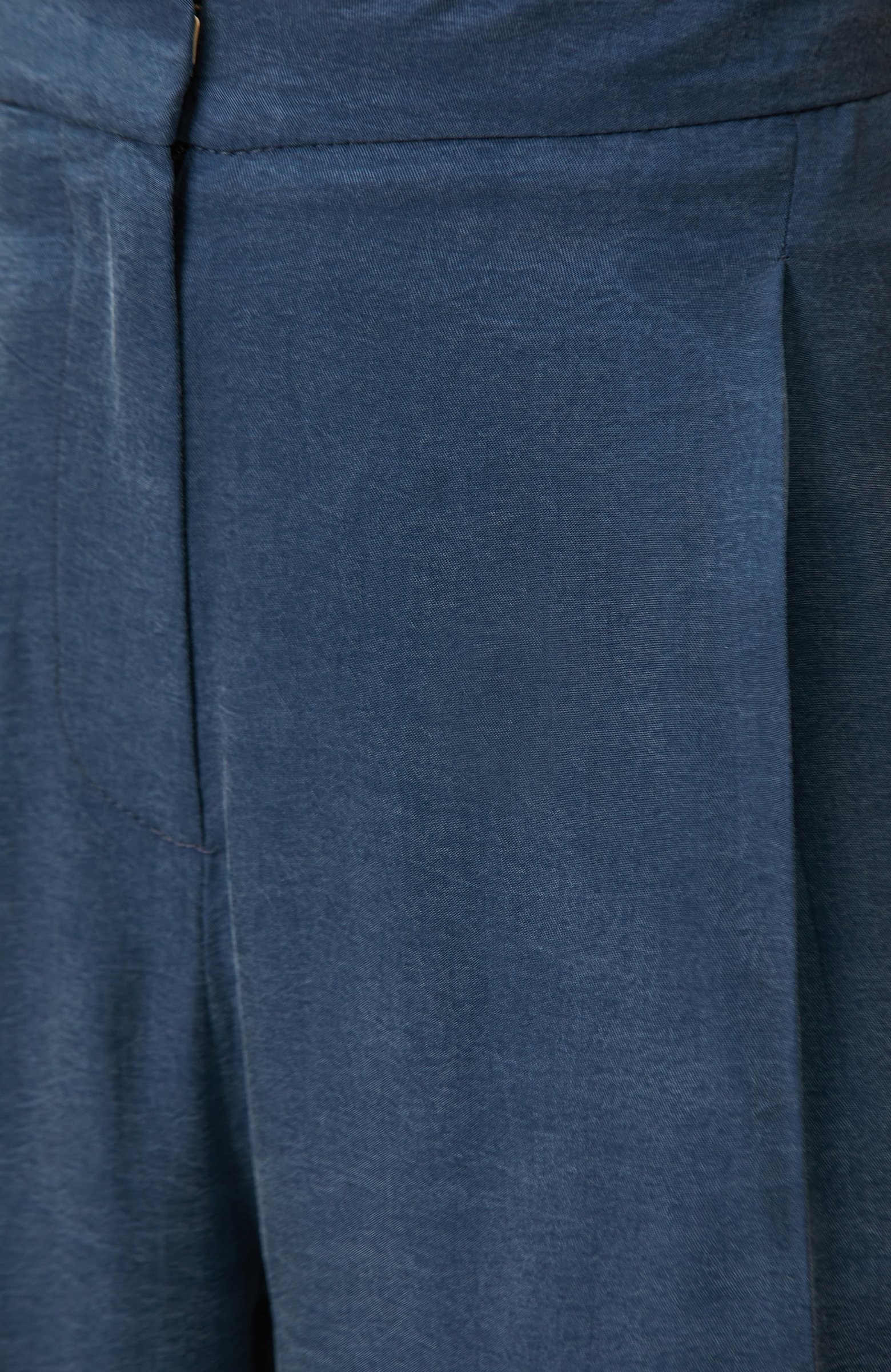 Indigo Pleated Palazzo Pants