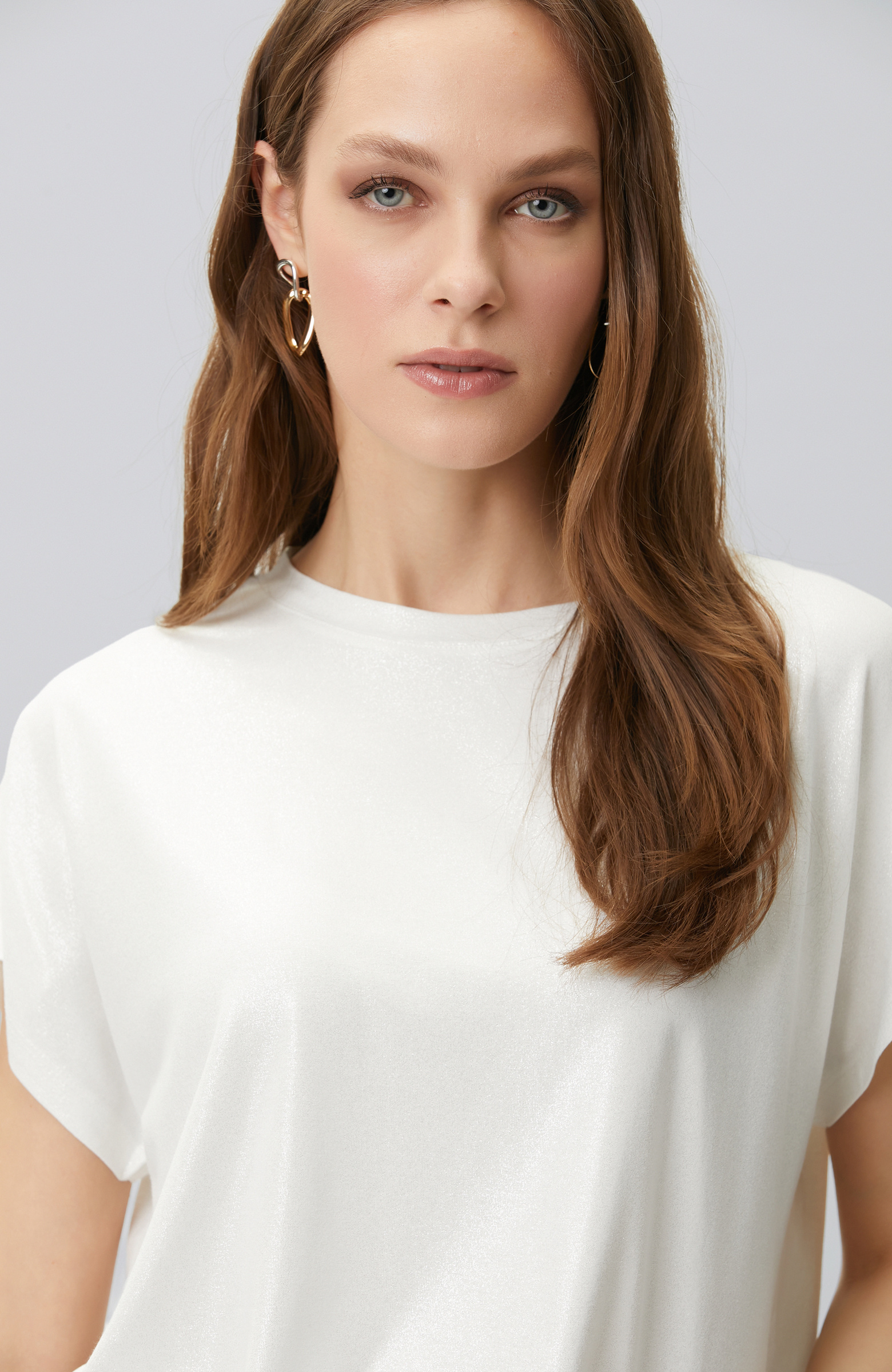 Off White Foil Printed T-shirt