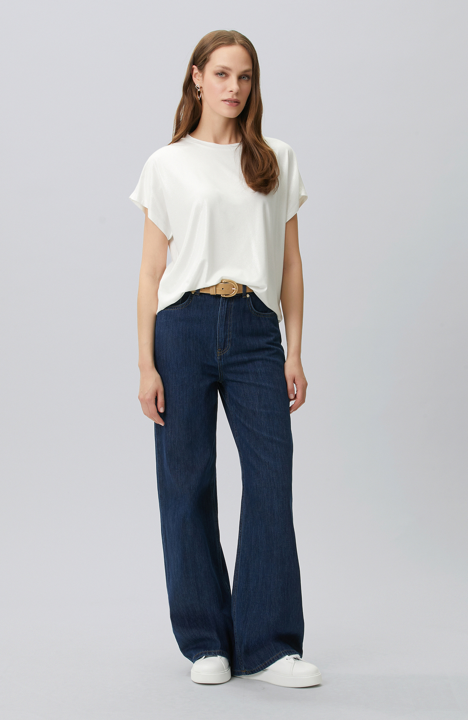 Off White Foil Printed T-shirt