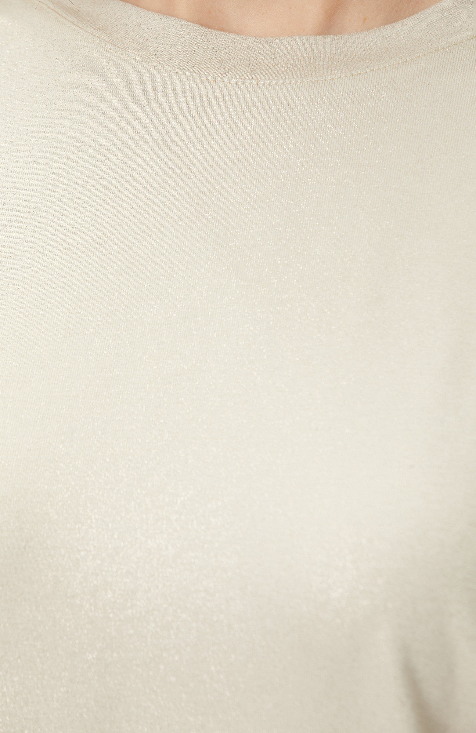 Bej Varak Baskılı T-shirt