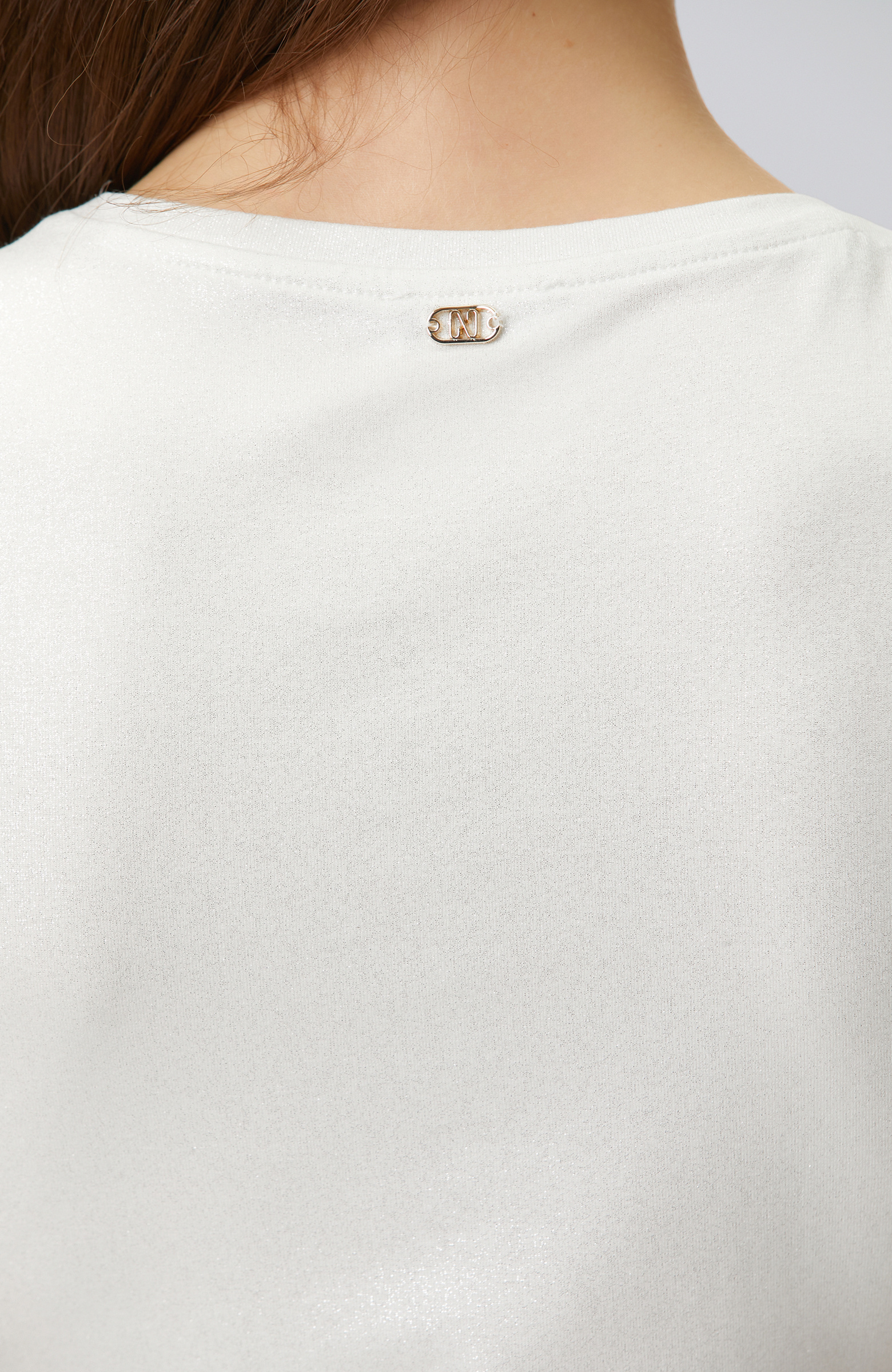 Off White Foil Printed T-shirt