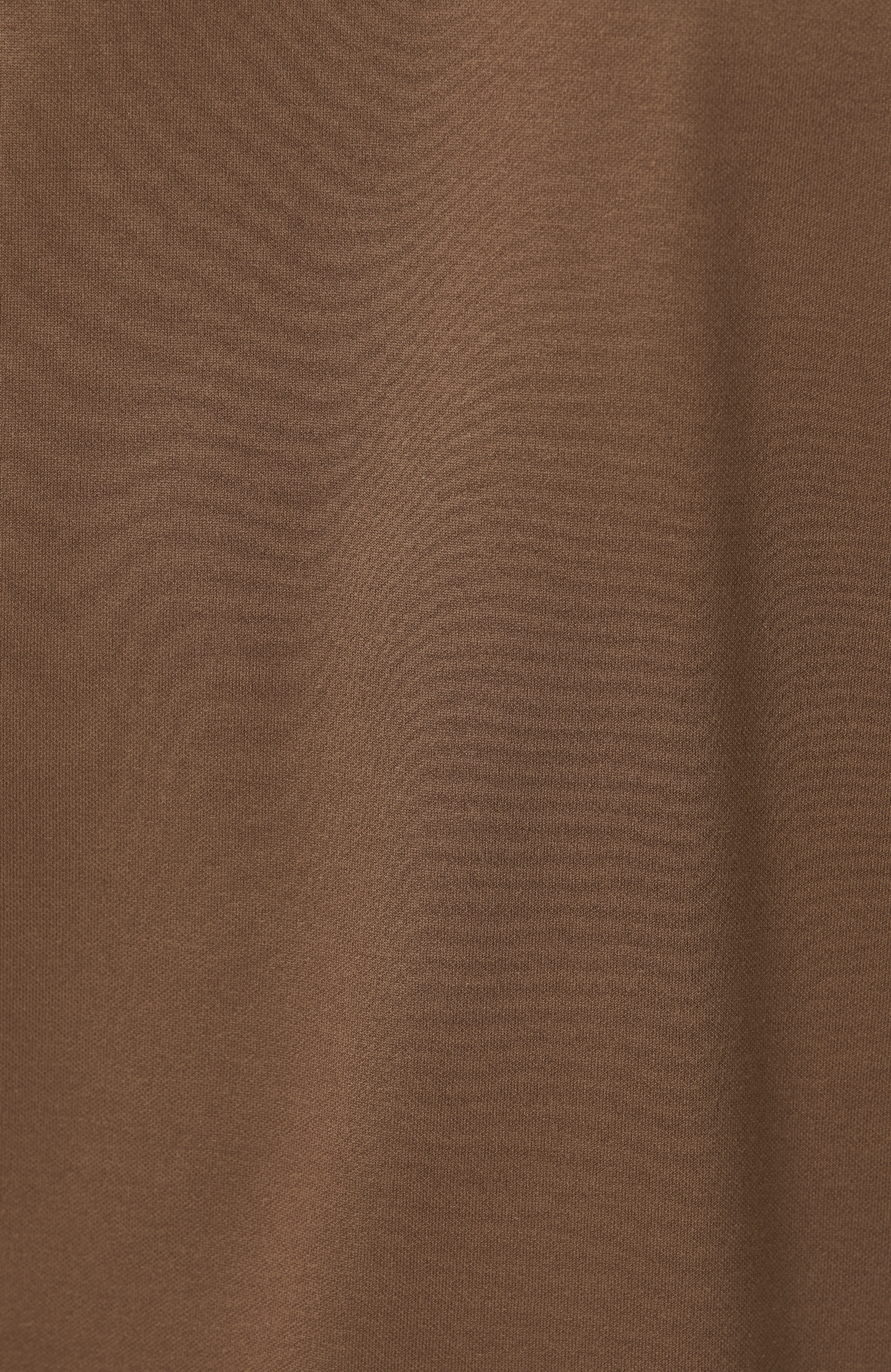 Kahverengi Pike Desen Basic T-shirt