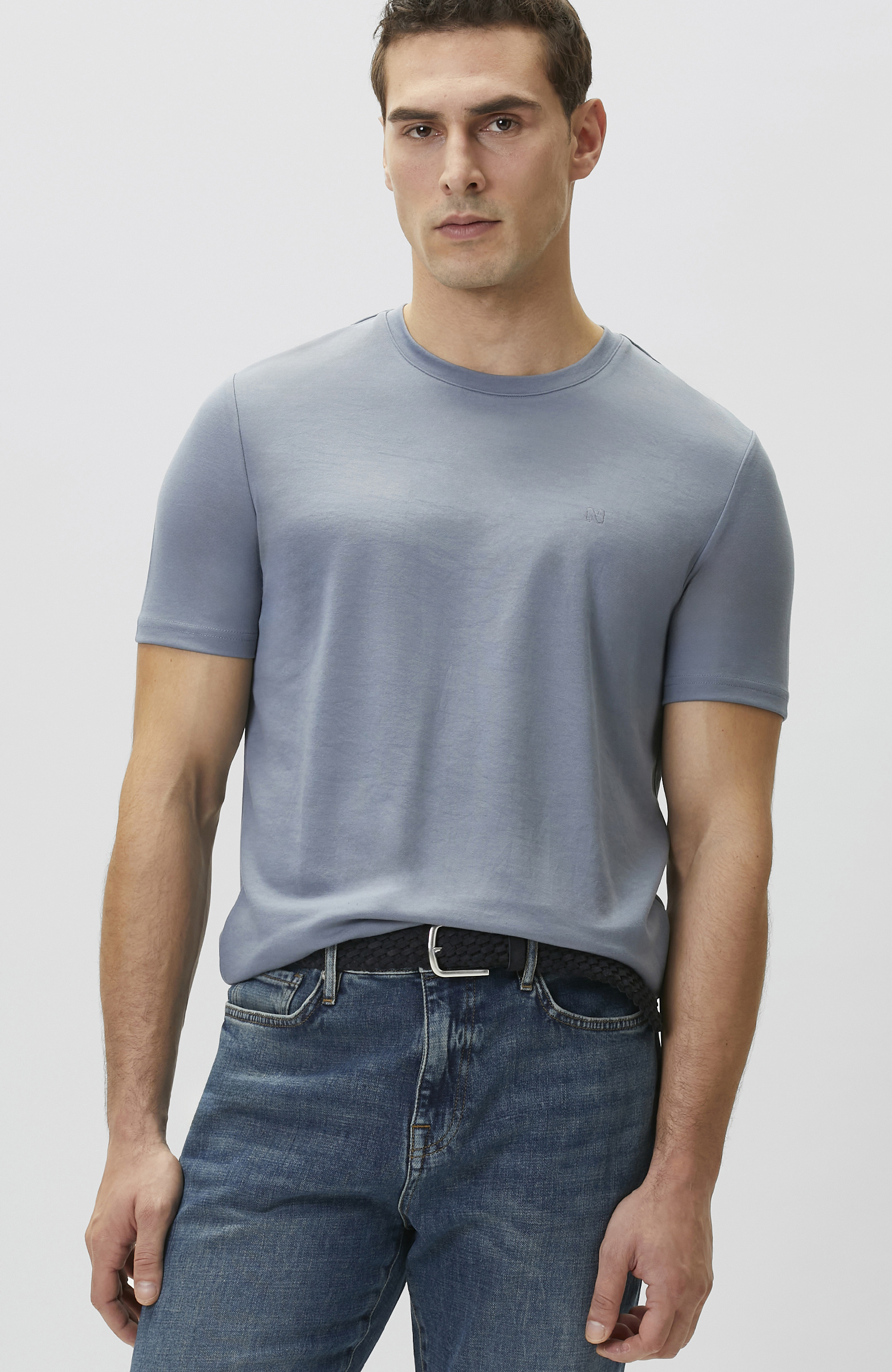 Mavi Pike Desen Basic T-shirt