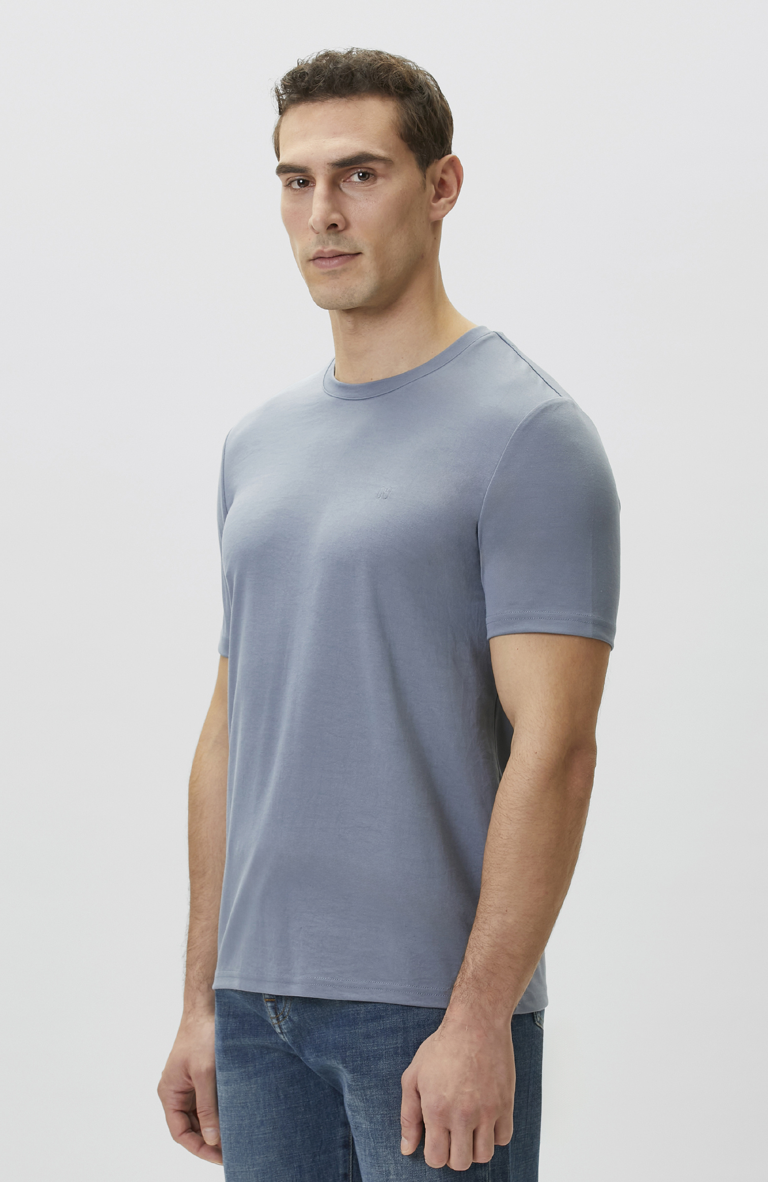 Mavi Pike Desen Basic T-shirt