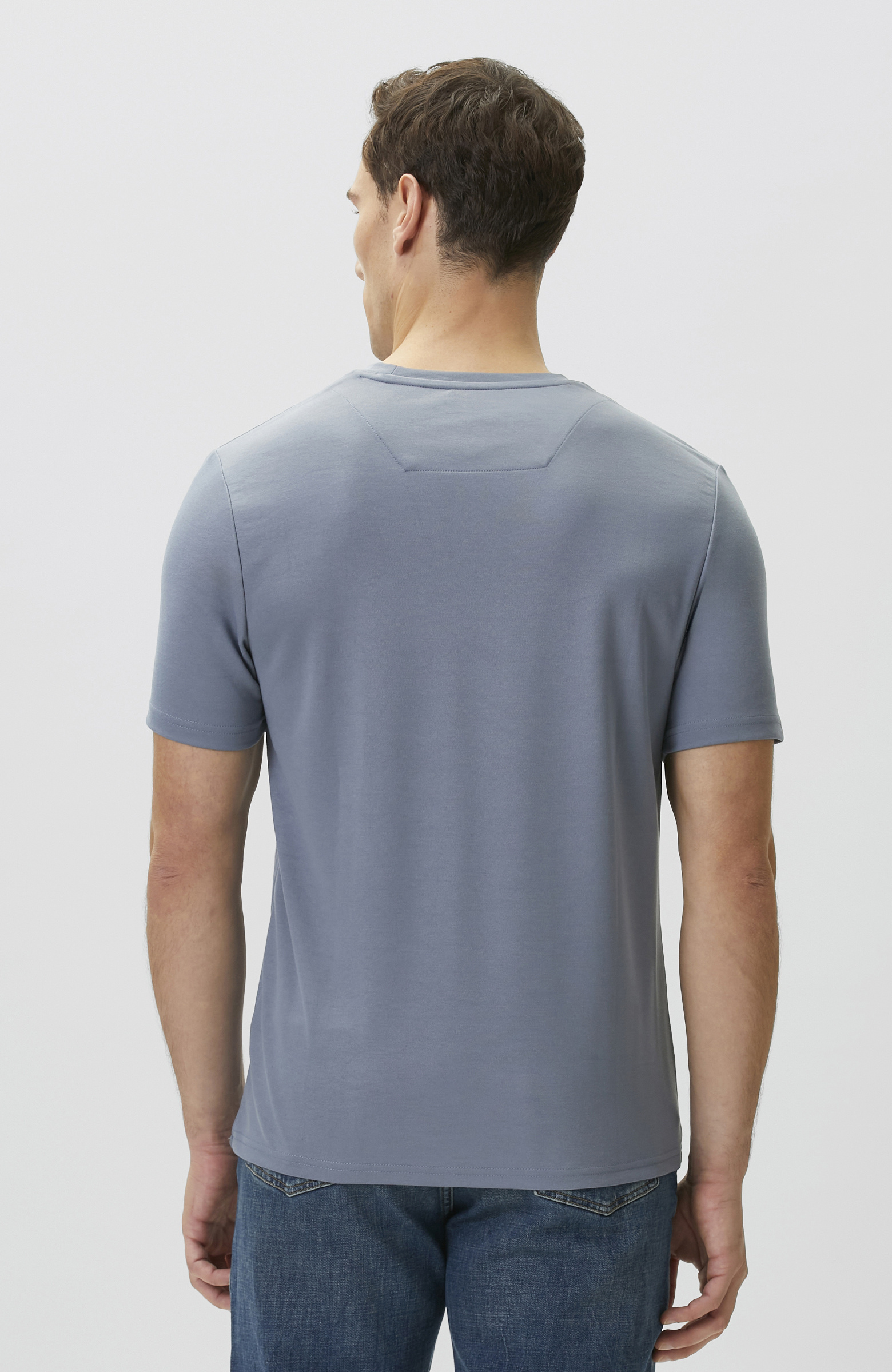 Mavi Pike Desen Basic T-shirt