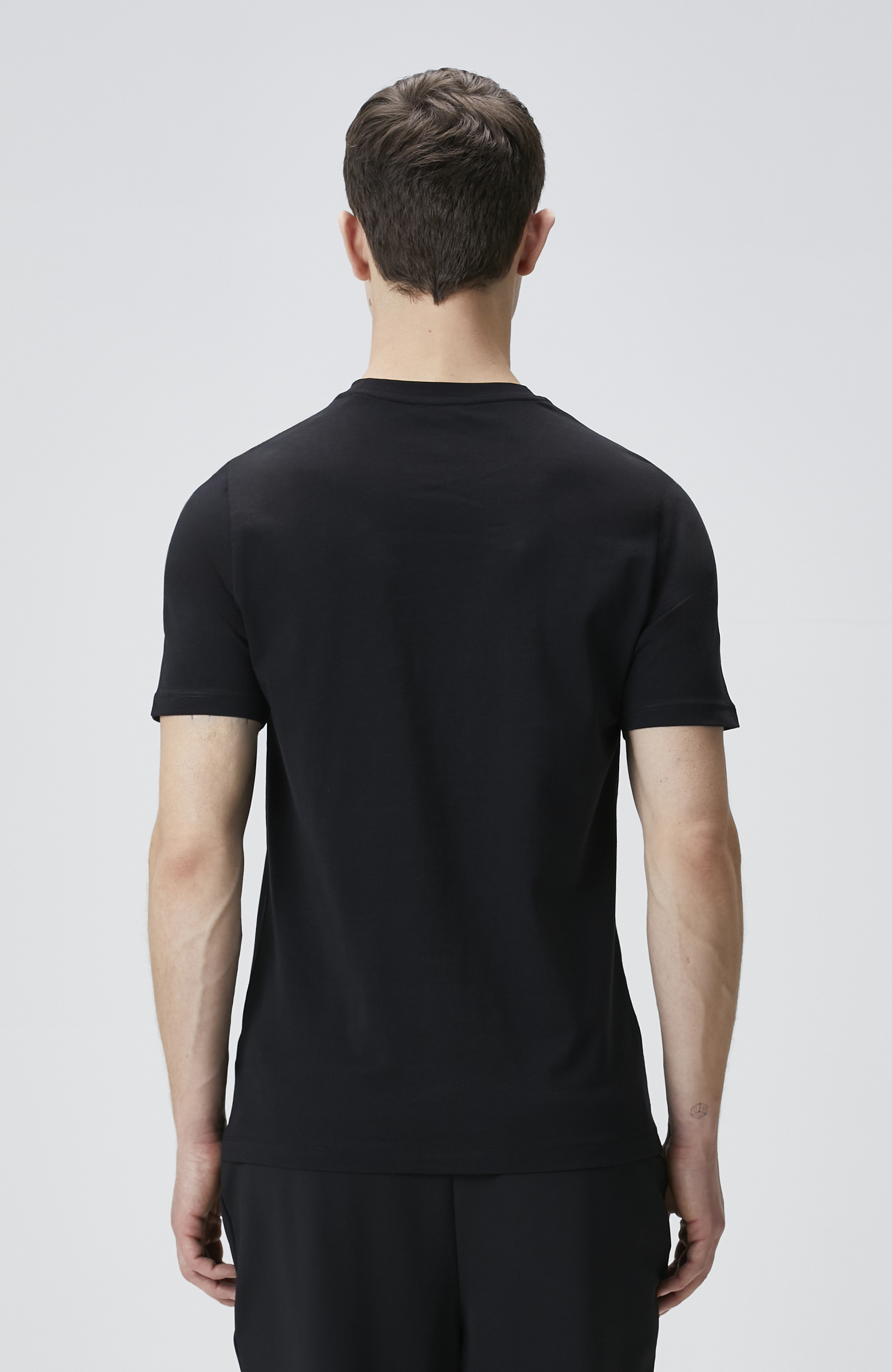 Siyah Kısa Kol Basic T-shirt