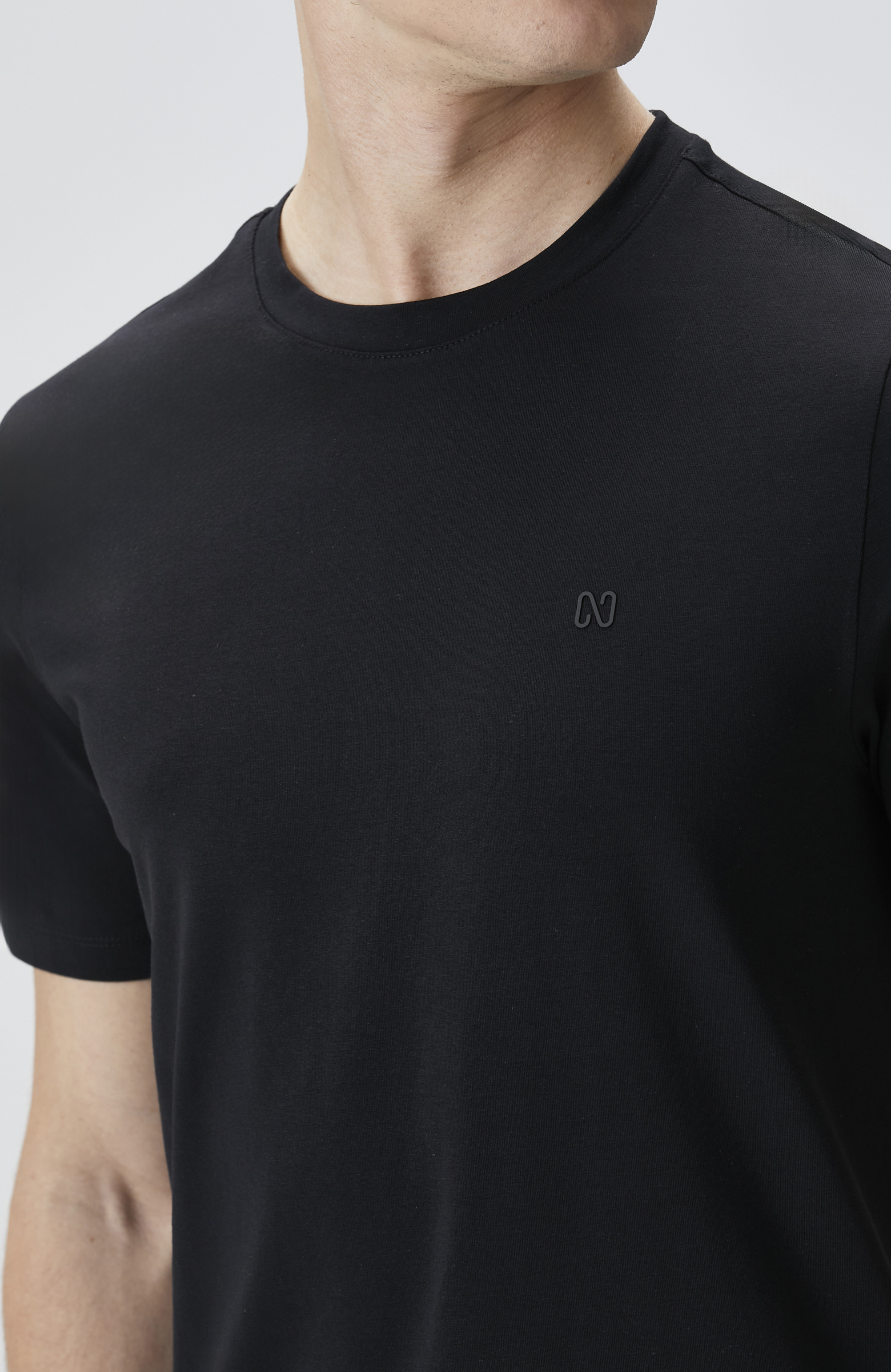 Siyah Kısa Kol Basic T-shirt