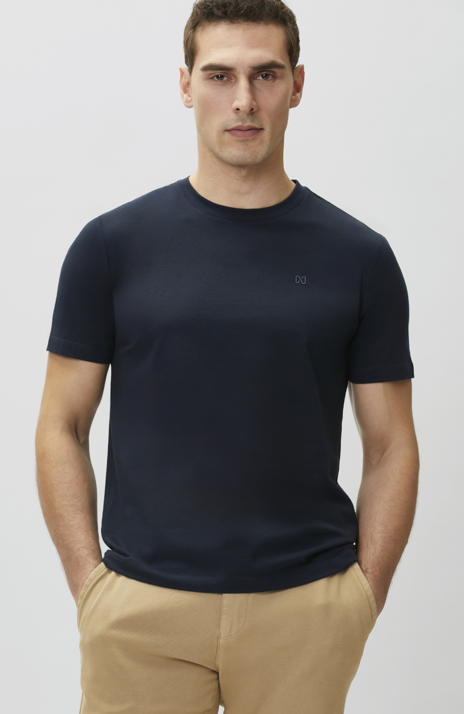 Lacivert Basic T-shirt