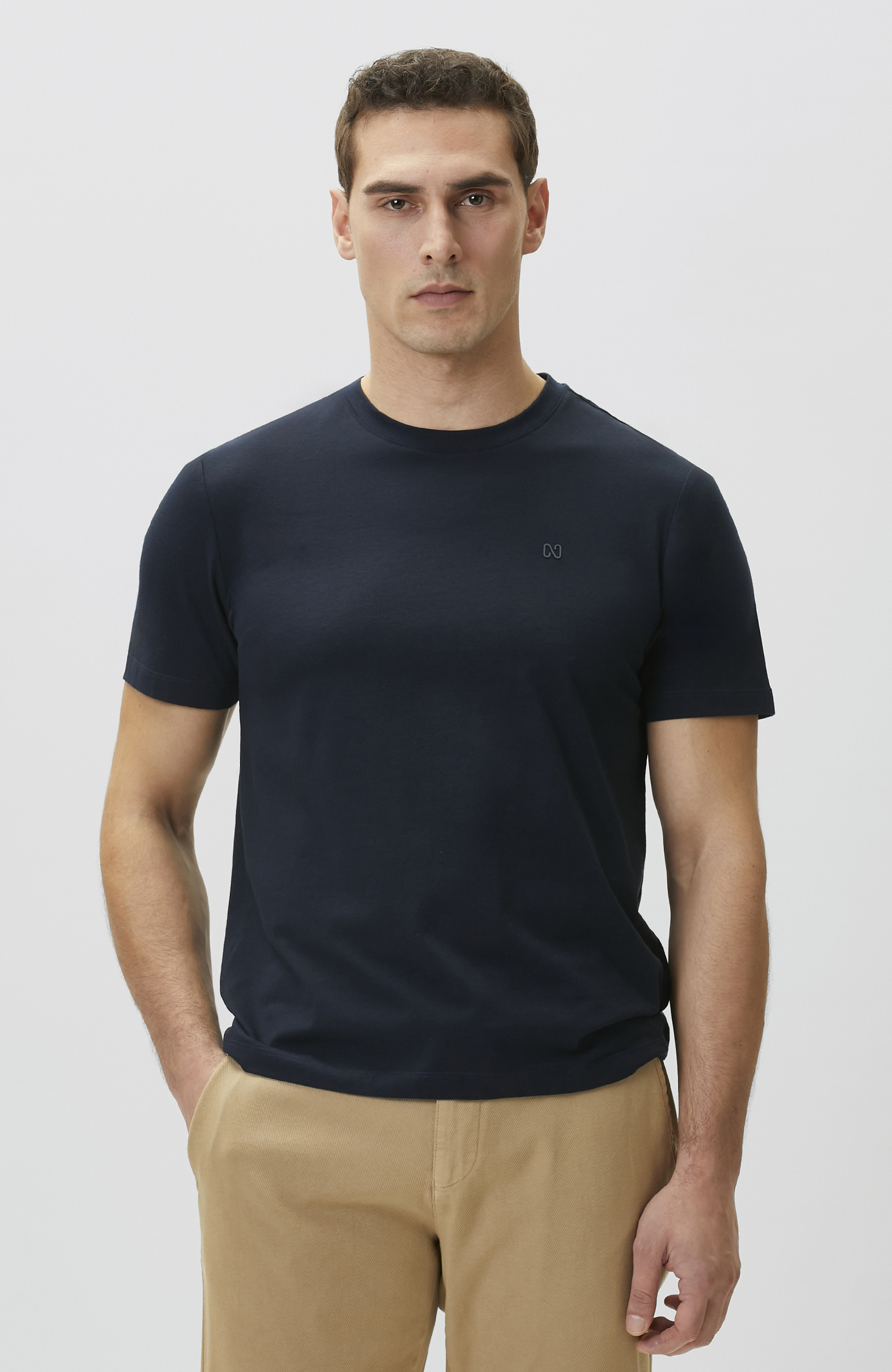 Lacivert Basic T-shirt