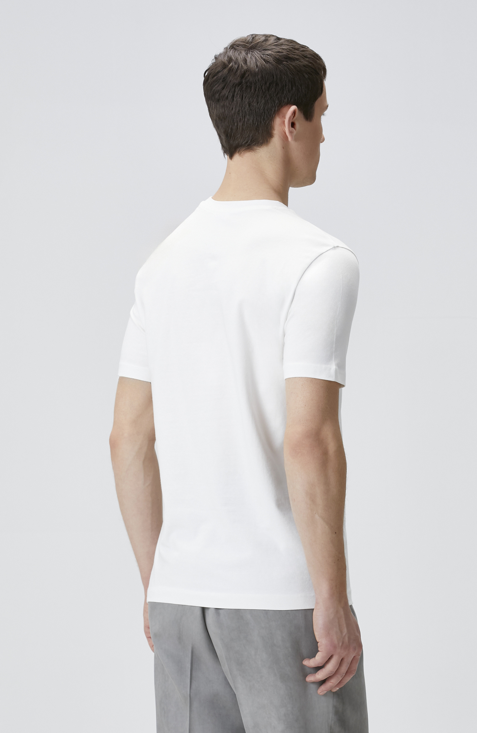 Beyaz Kısa Kol Basic T-shirt