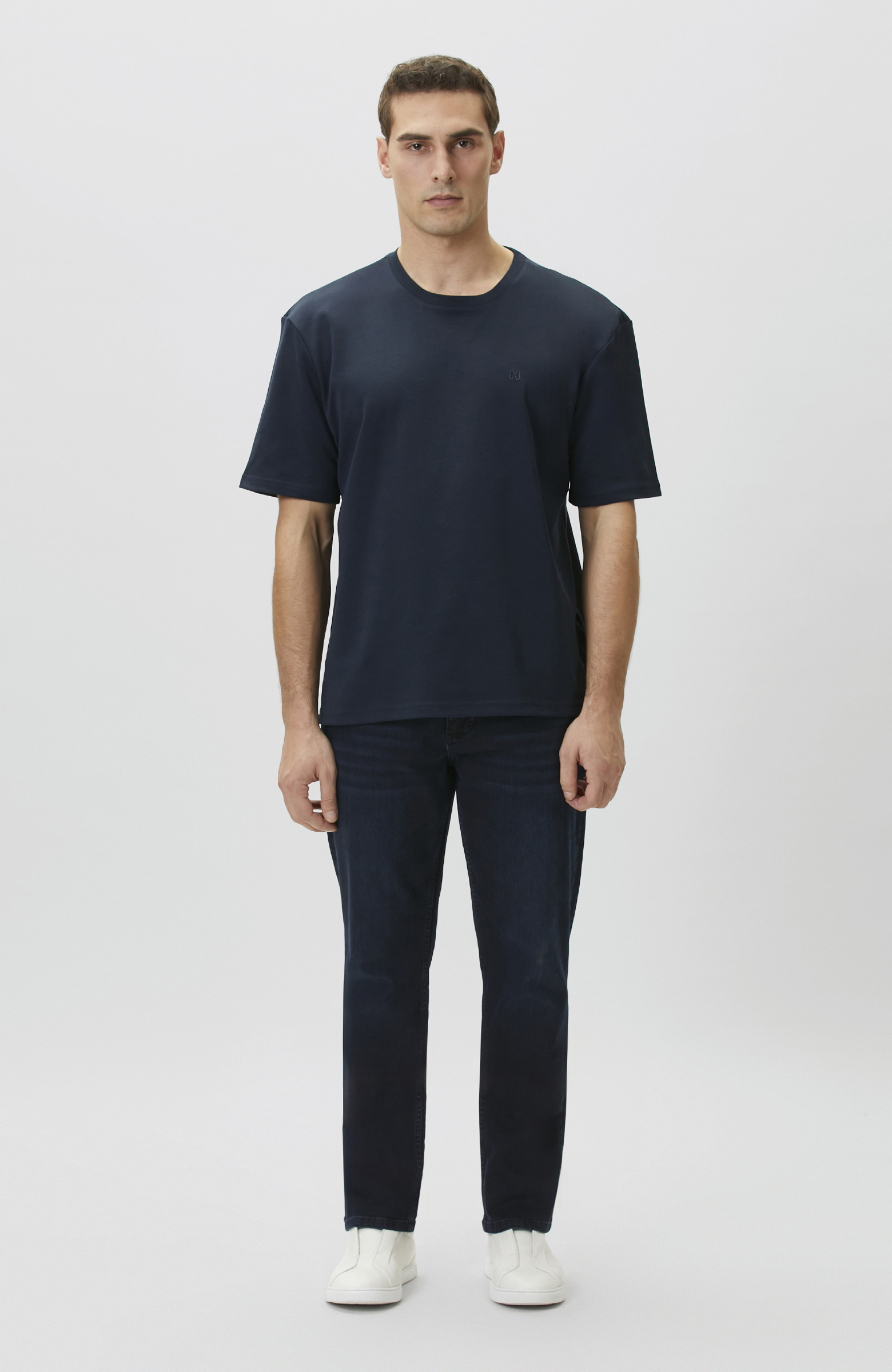 Lacivert Comfort Fit T-shirt