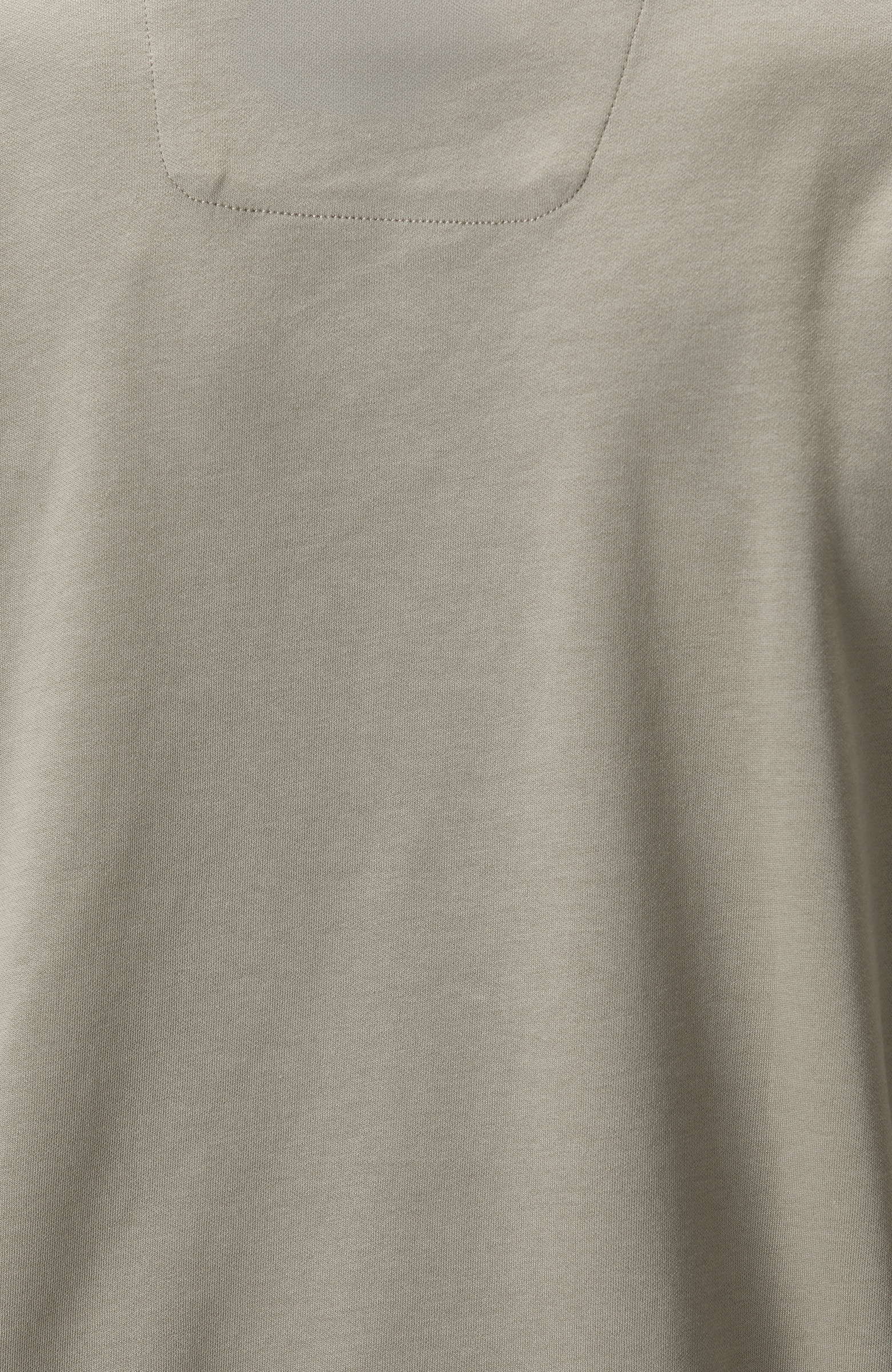 Comfort Fit Açık Haki Bisiklet Yaka T-shirt