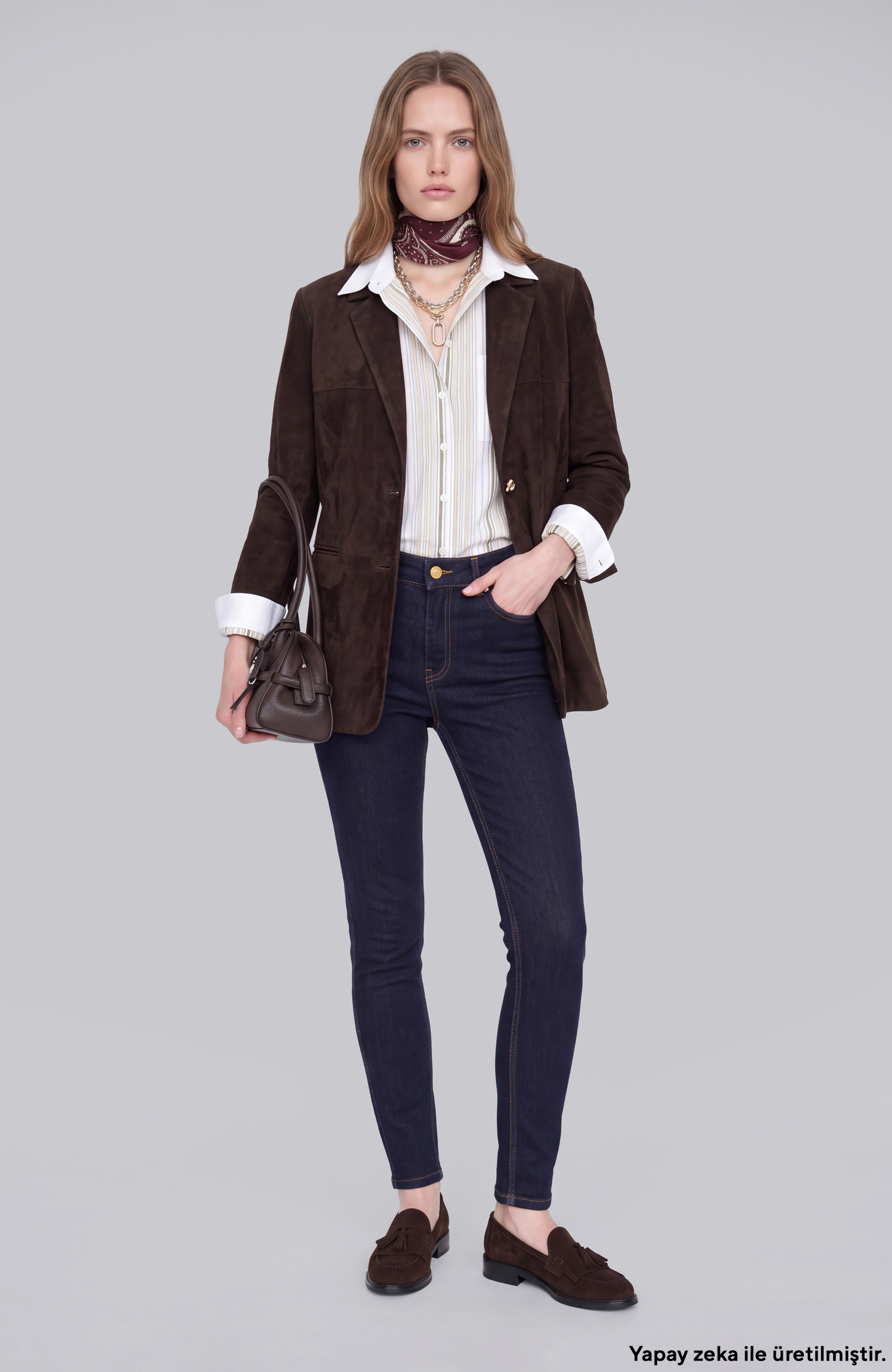 Navy Blue Raw Denim Trousers
