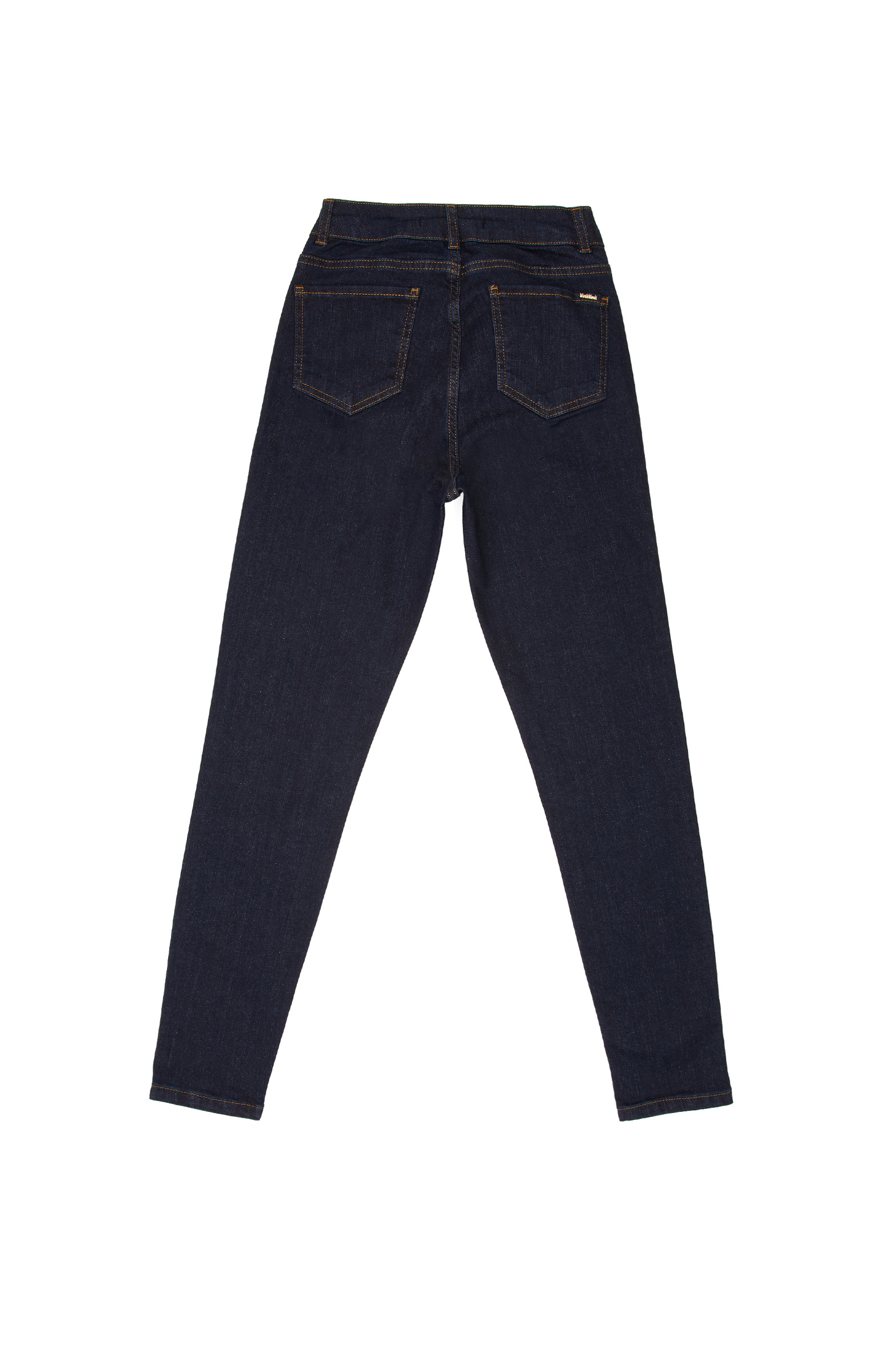 Navy Blue Raw Denim Trousers
