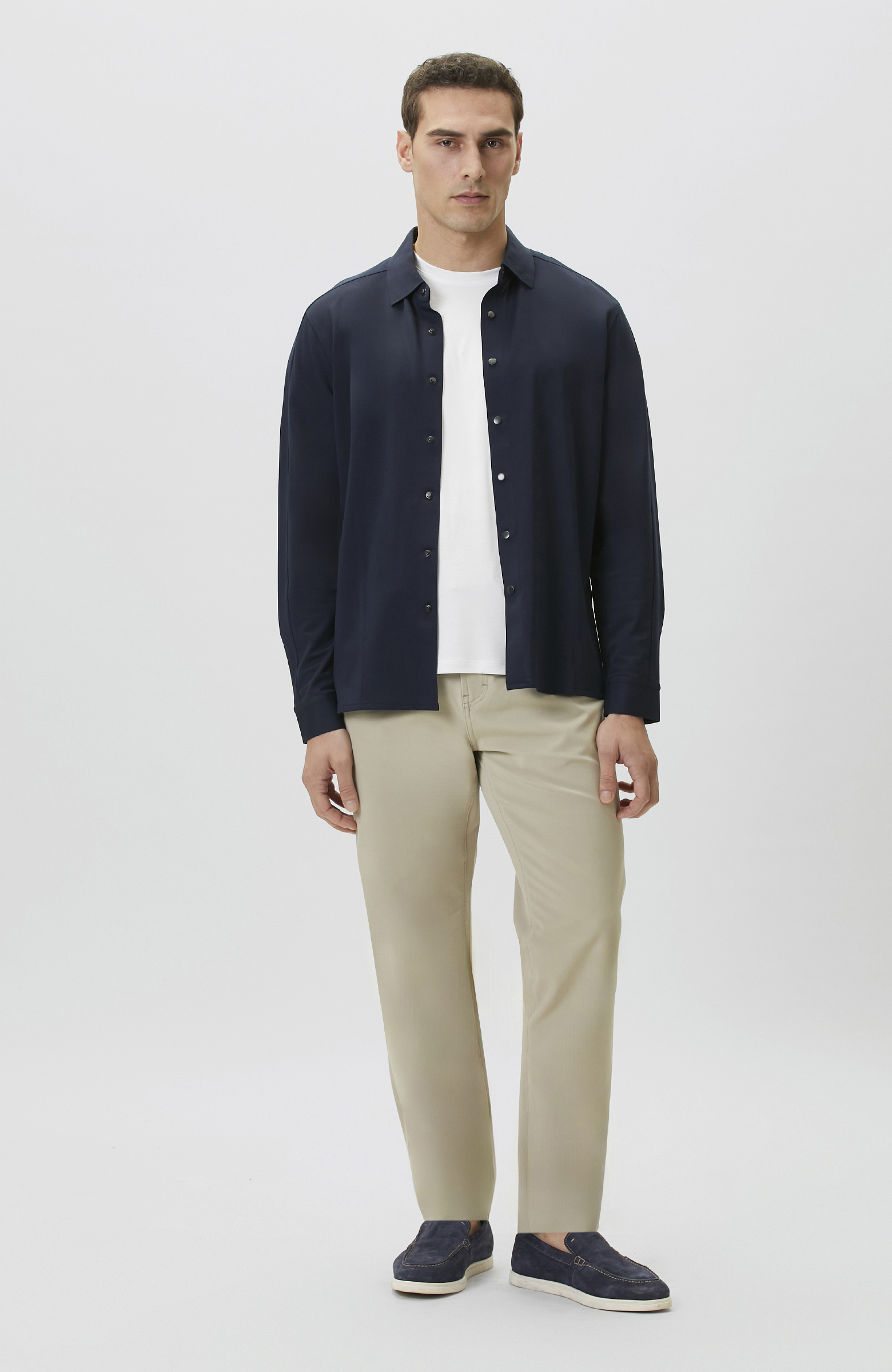 Beyaz Basic Modal T-shirt