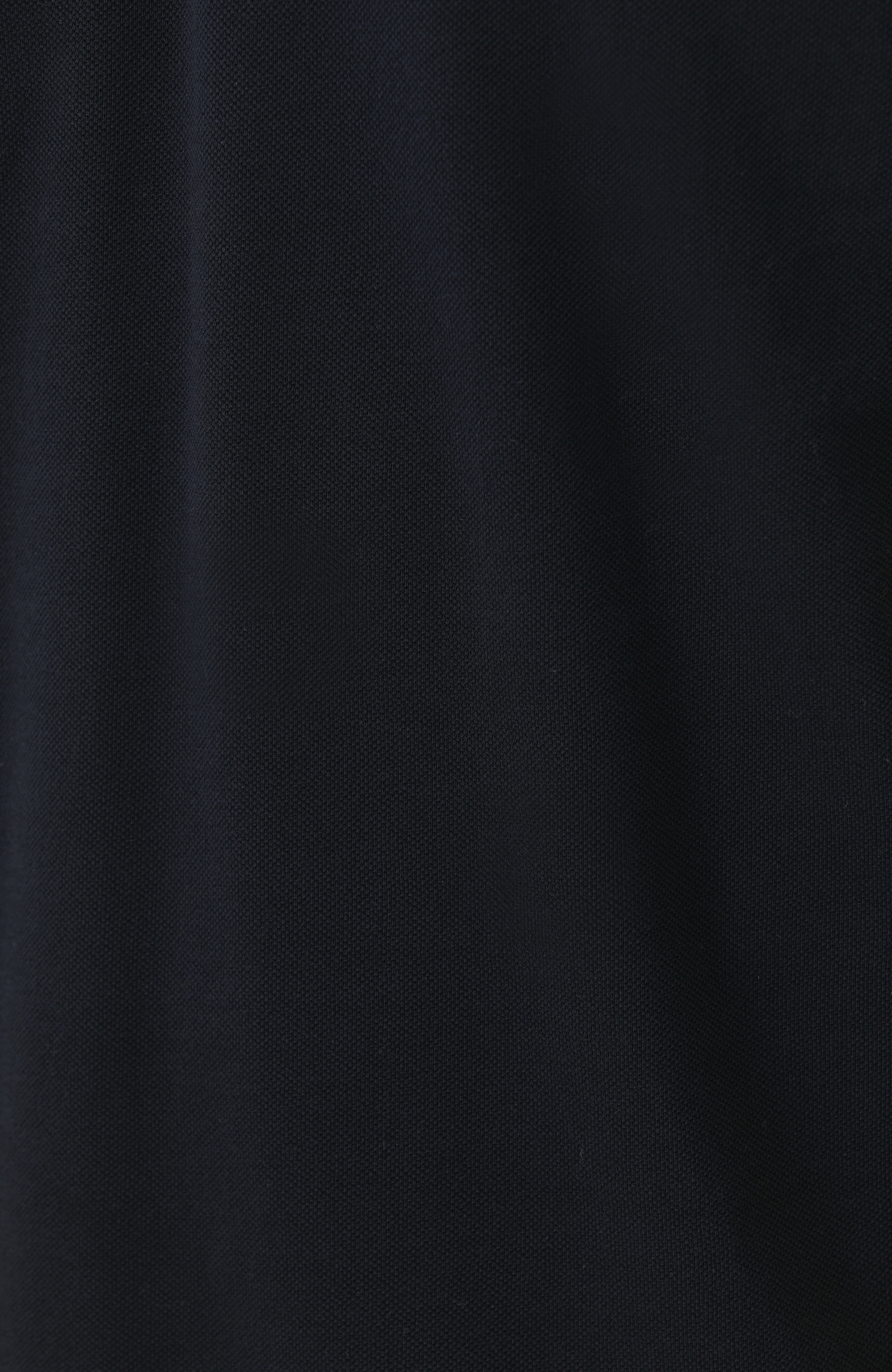 Navy Blue Polo Collar Plush Colorful T-shirt